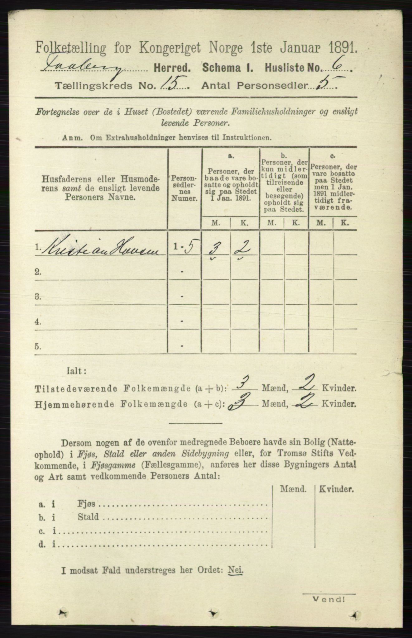 RA, 1891 census for 0524 Fåberg, 1891, p. 5837