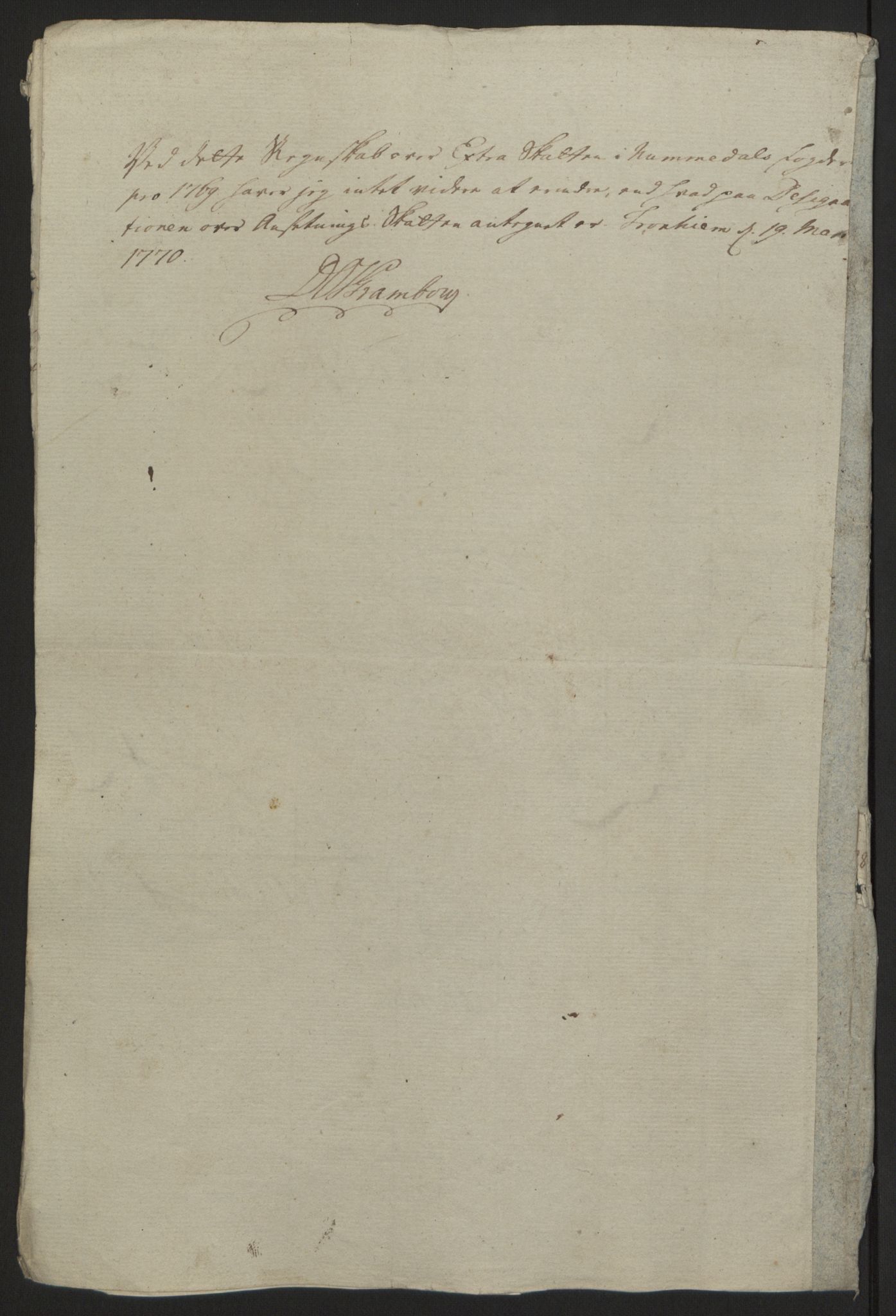 Rentekammeret inntil 1814, Reviderte regnskaper, Fogderegnskap, AV/RA-EA-4092/R64/L4502: Ekstraskatten Namdal, 1762-1772, p. 305