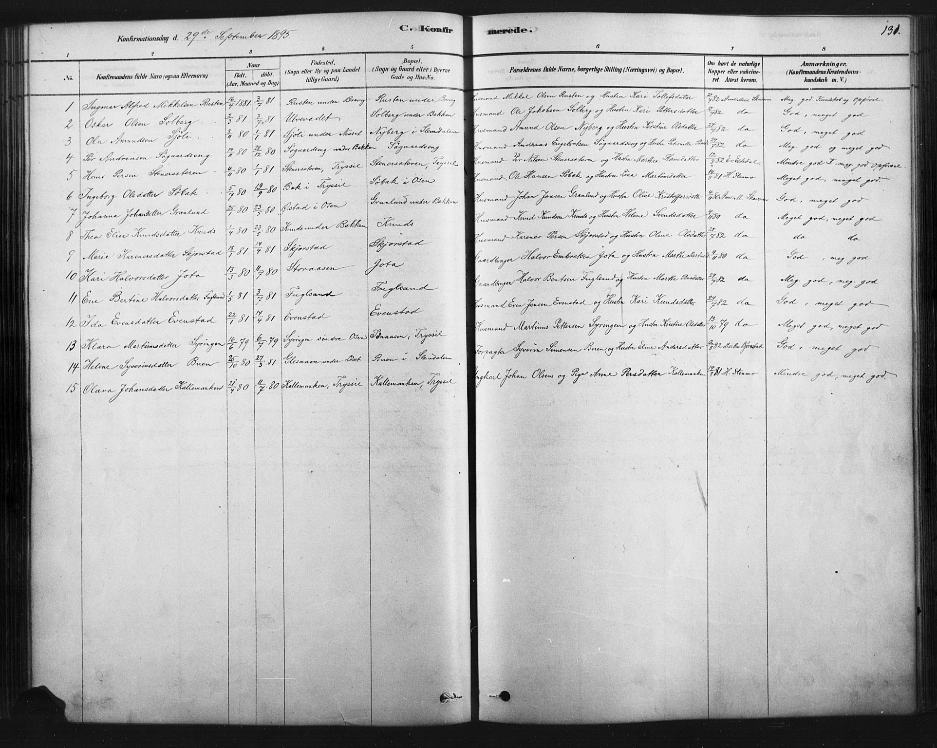 Åmot prestekontor, Hedmark, SAH/PREST-056/H/Ha/Haa/L0012: Parish register (official) no. 12, 1878-1901, p. 131