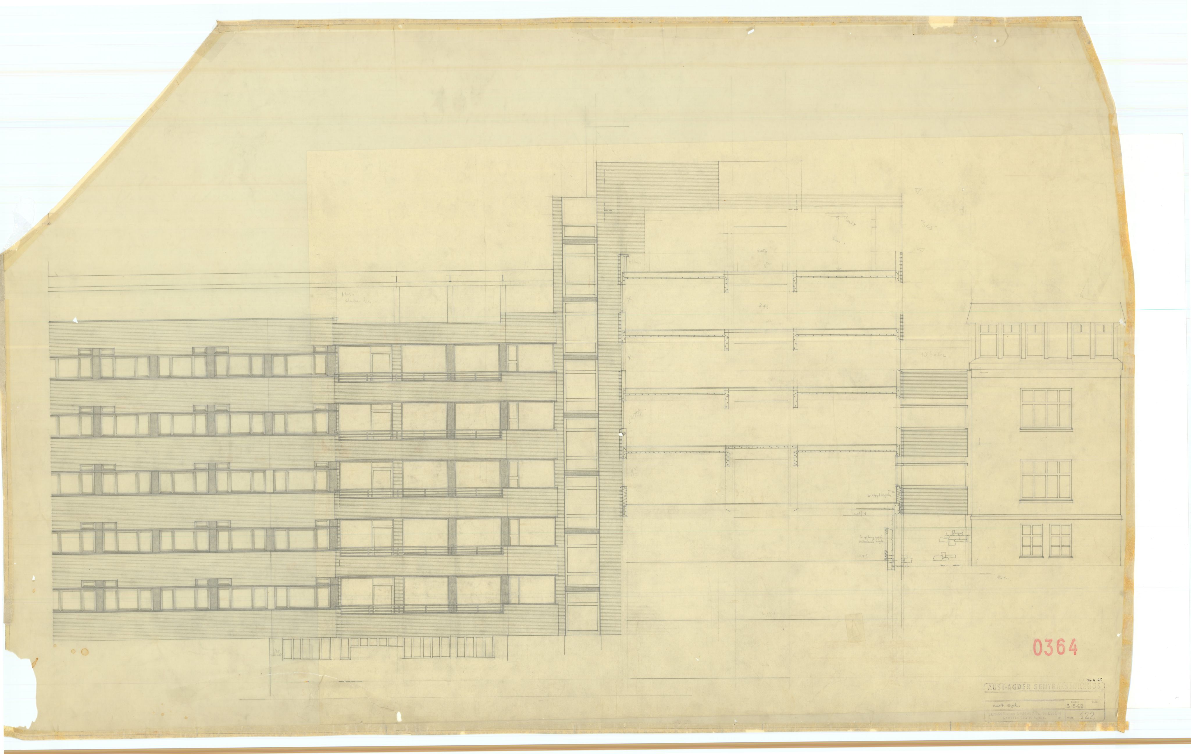 Eliassen og Lambertz-Nilssen Arkitekter, AAKS/PA-2983/T/T01/L0004: Tegningskogger 0364, 1960-1966, p. 8