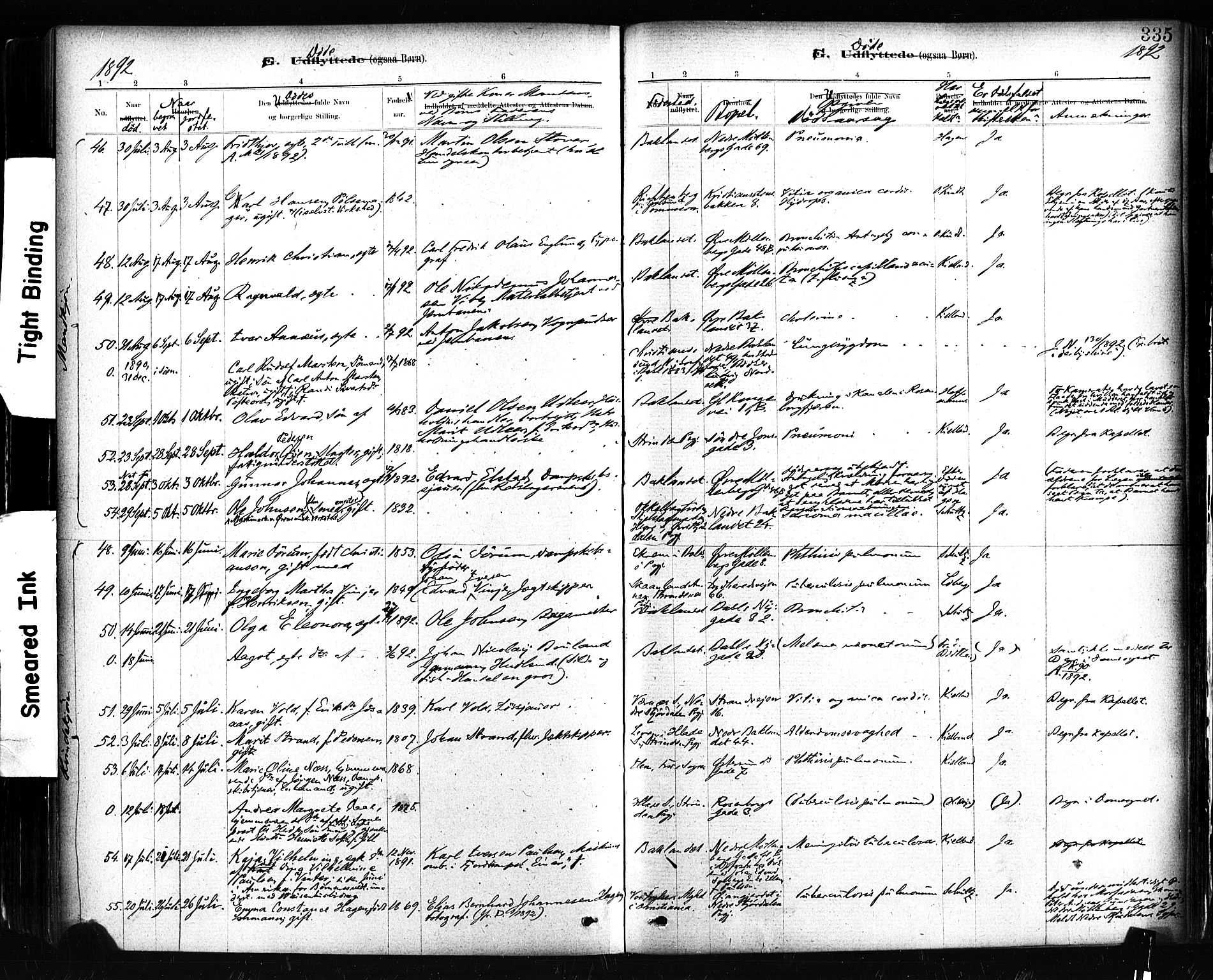 Ministerialprotokoller, klokkerbøker og fødselsregistre - Sør-Trøndelag, AV/SAT-A-1456/604/L0189: Parish register (official) no. 604A10, 1878-1892, p. 335