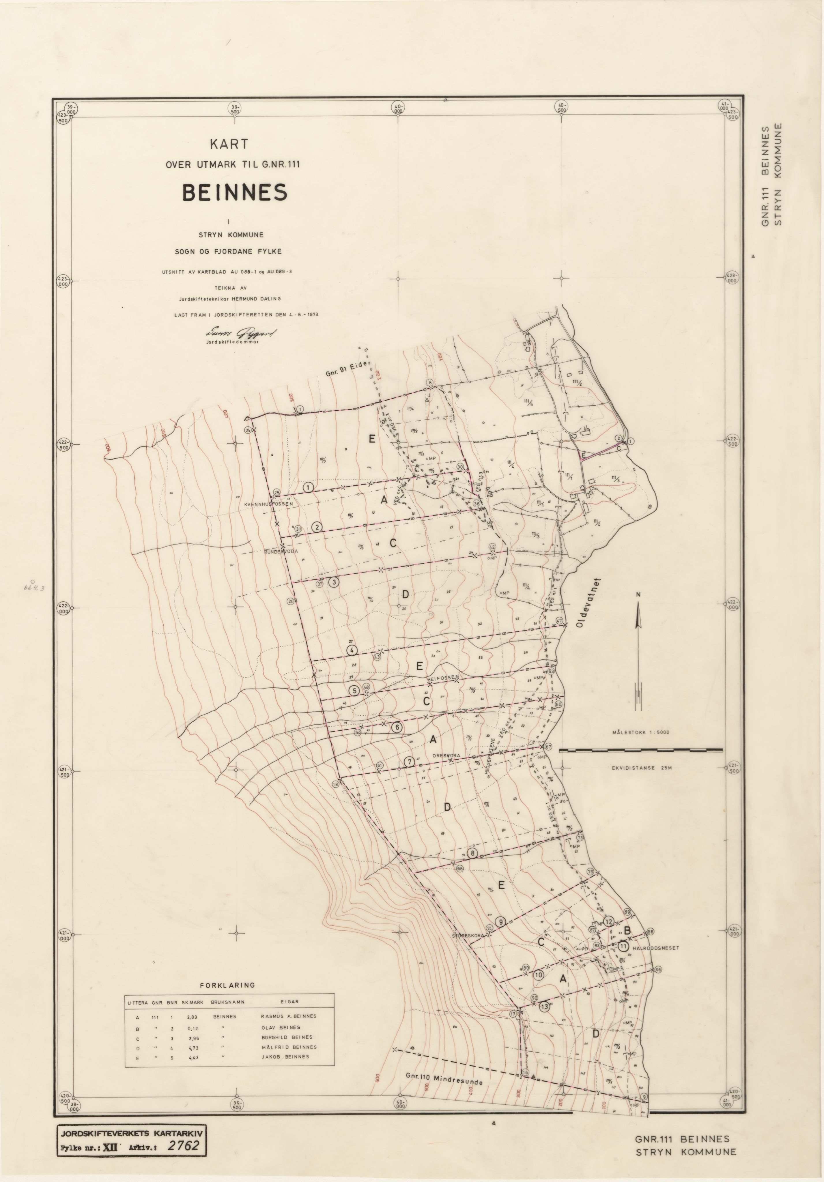 Jordskifteverkets kartarkiv, AV/RA-S-3929/T, 1859-1988, p. 3400