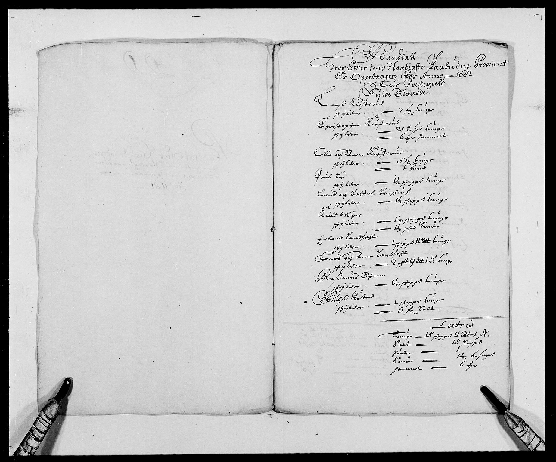 Rentekammeret inntil 1814, Reviderte regnskaper, Fogderegnskap, AV/RA-EA-4092/R27/L1686: Fogderegnskap Lier, 1678-1686, p. 333