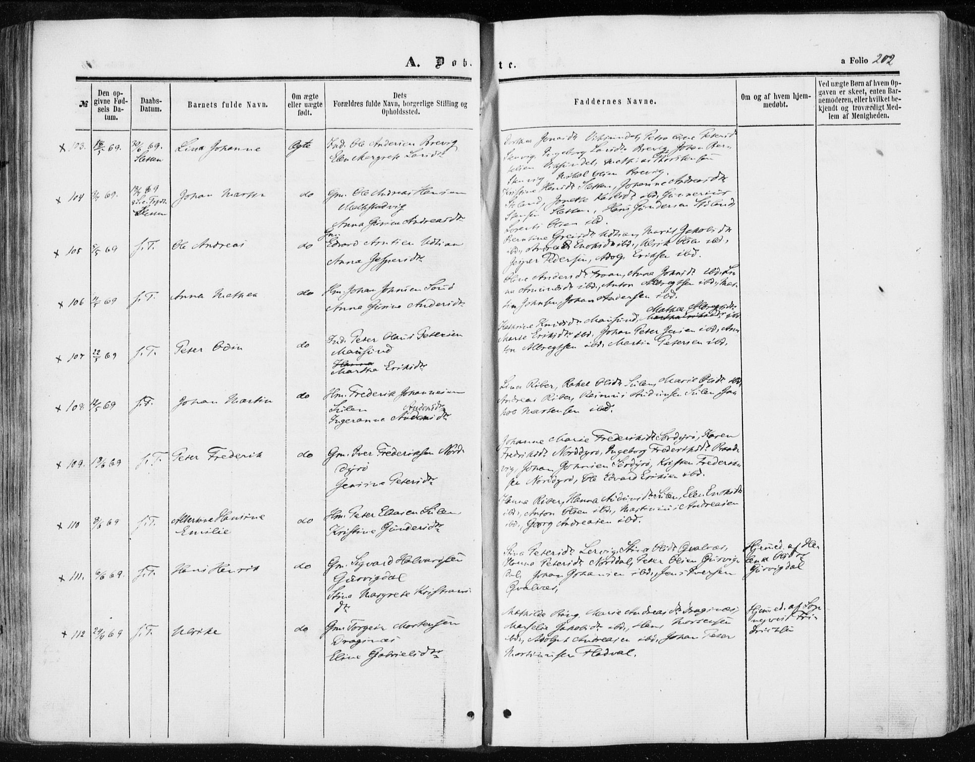 Ministerialprotokoller, klokkerbøker og fødselsregistre - Sør-Trøndelag, SAT/A-1456/634/L0531: Parish register (official) no. 634A07, 1861-1870, p. 202