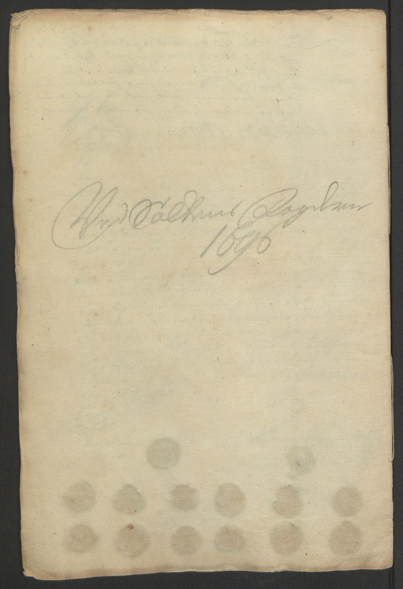 Rentekammeret inntil 1814, Reviderte regnskaper, Fogderegnskap, RA/EA-4092/R66/L4578: Fogderegnskap Salten, 1694-1696, p. 255