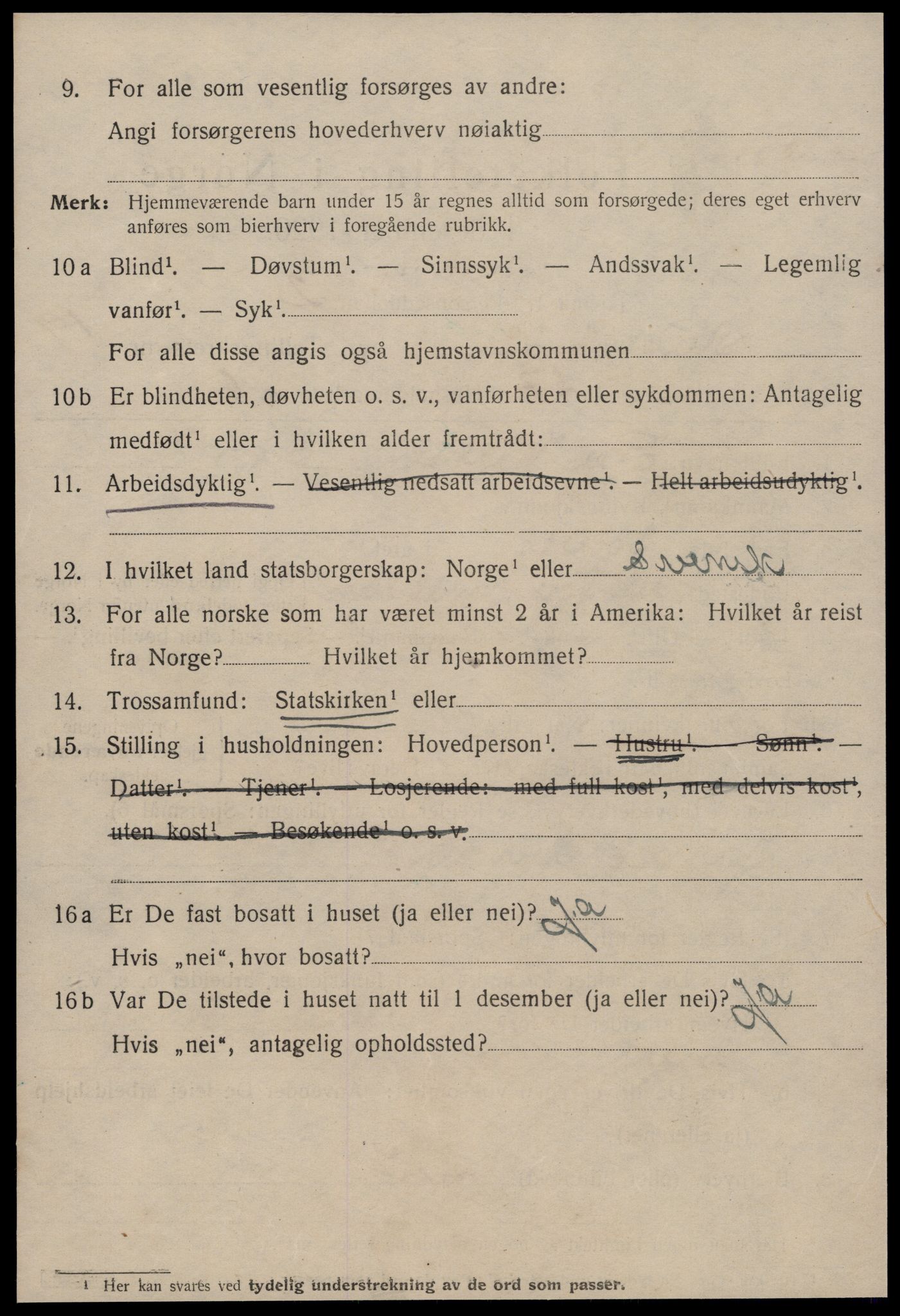 SAT, 1920 census for Ålesund, 1920, p. 36991