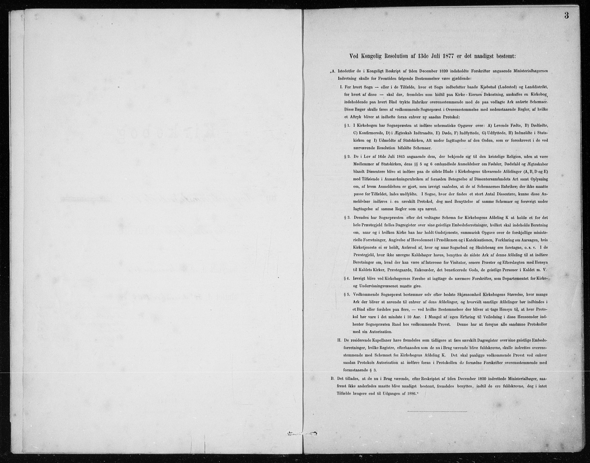 St. Jørgens hospital og Årstad sokneprestembete, AV/SAB-A-99934: Parish register (copy) no. A 10, 1886-1910, p. 3