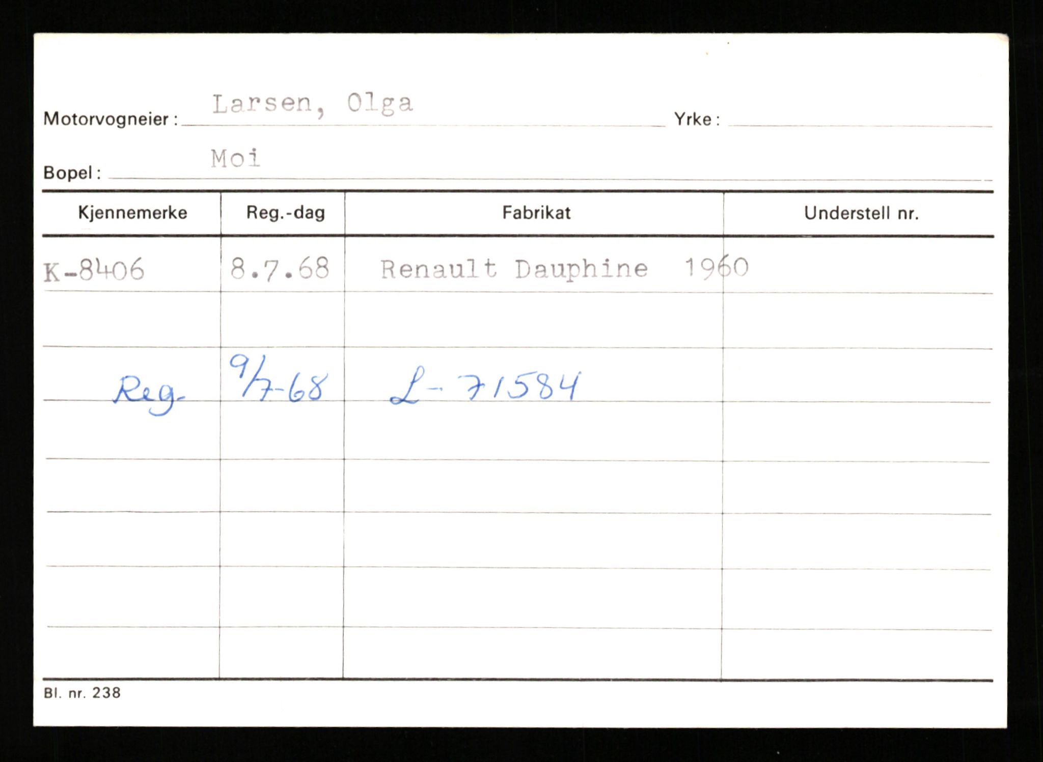 Stavanger trafikkstasjon, AV/SAST-A-101942/0/G/L0002: Registreringsnummer: 5791 - 10405, 1930-1971, p. 1545