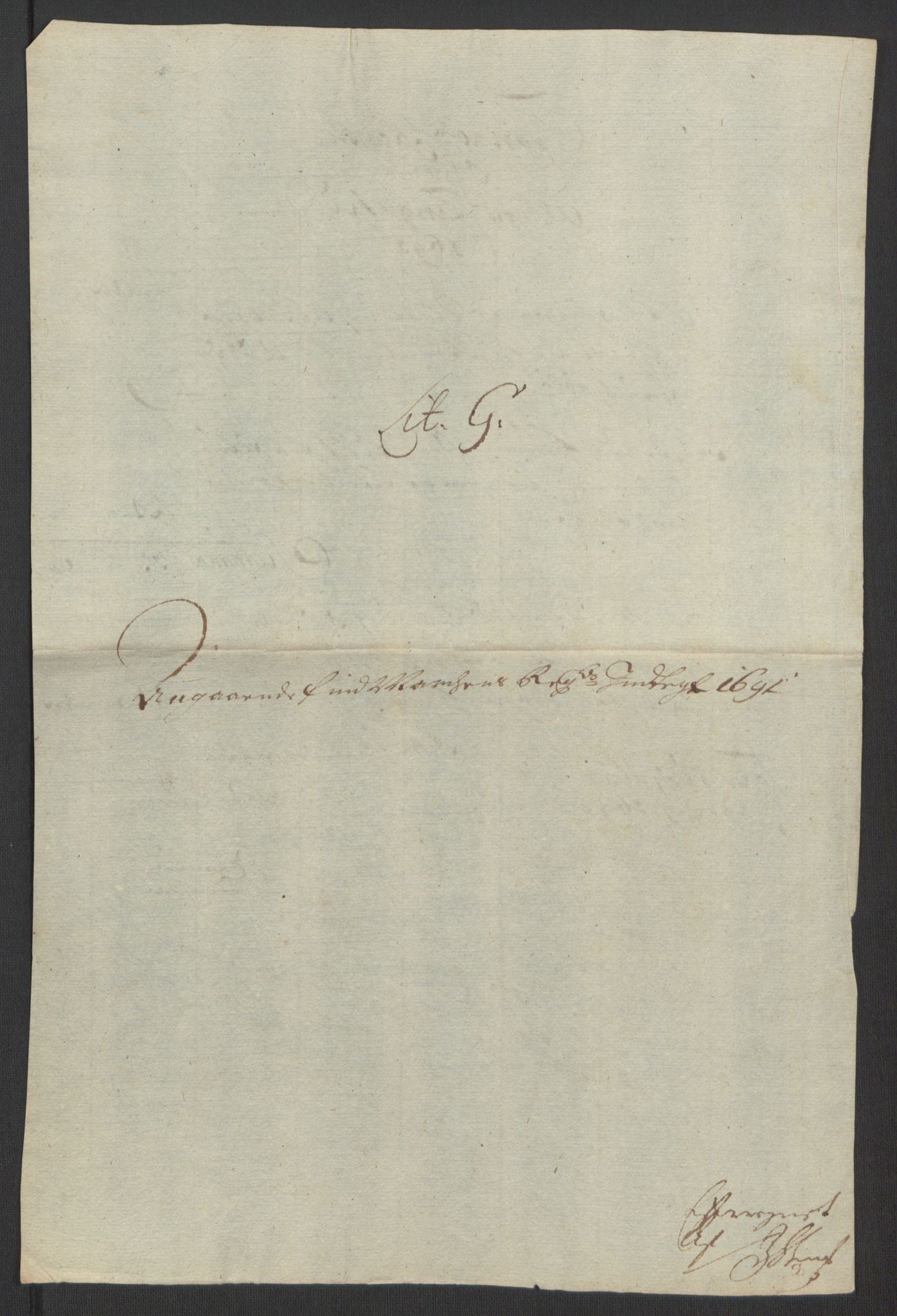 Rentekammeret inntil 1814, Reviderte regnskaper, Fogderegnskap, RA/EA-4092/R69/L4851: Fogderegnskap Finnmark/Vardøhus, 1691-1700, p. 74