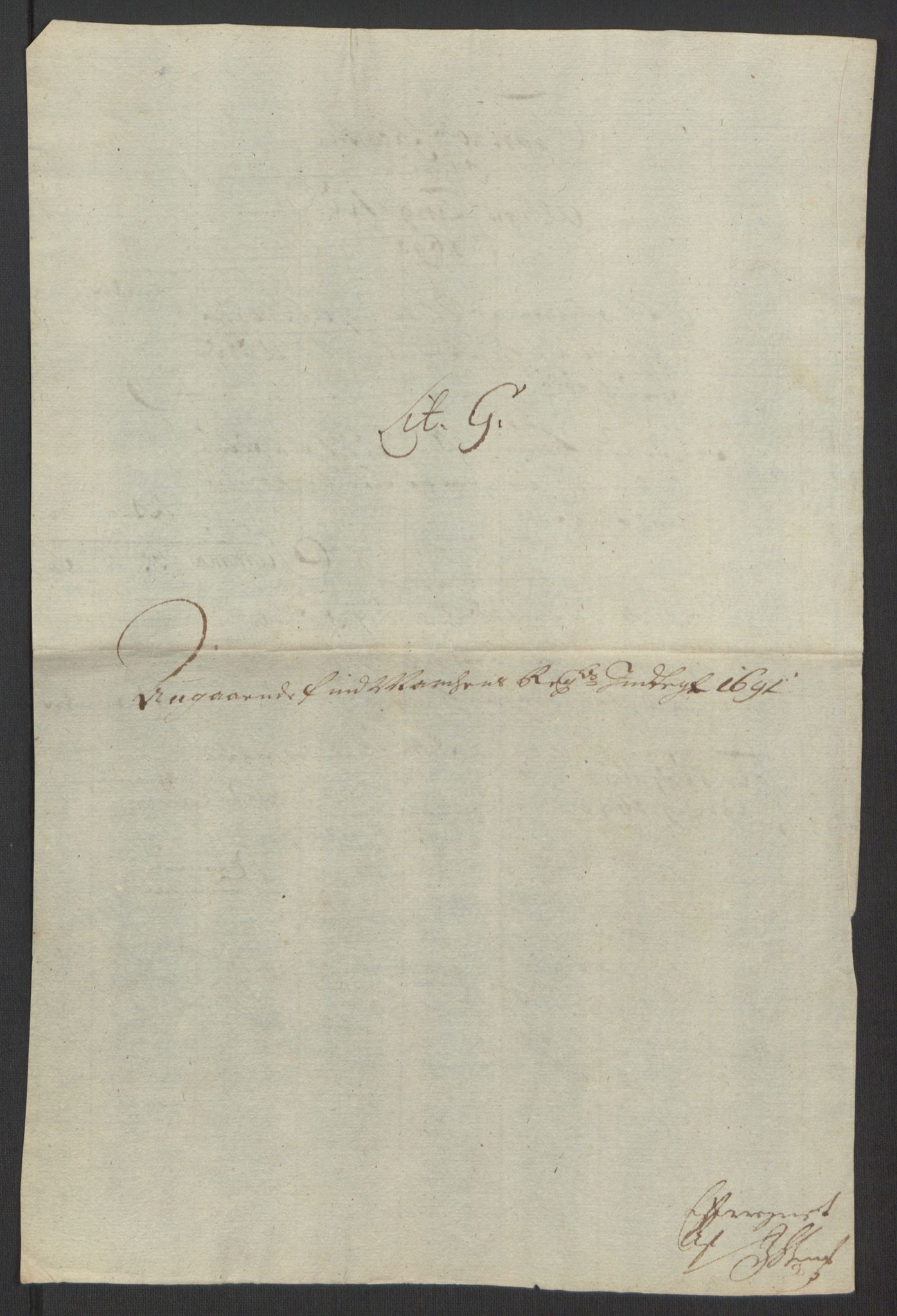 Rentekammeret inntil 1814, Reviderte regnskaper, Fogderegnskap, AV/RA-EA-4092/R69/L4851: Fogderegnskap Finnmark/Vardøhus, 1691-1700, p. 74