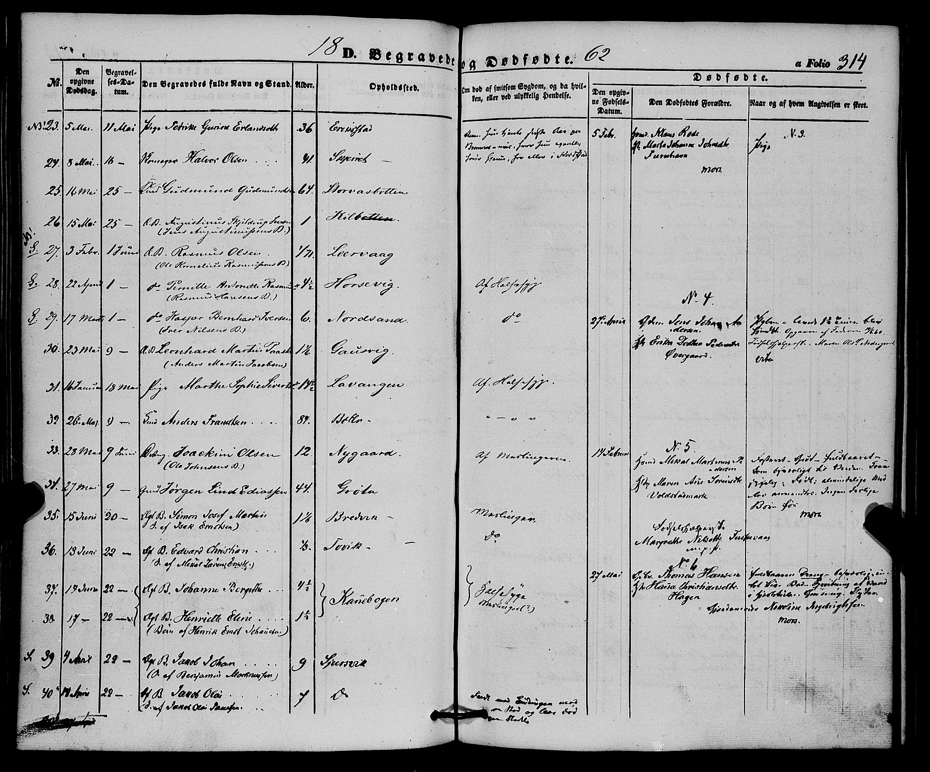 Trondenes sokneprestkontor, AV/SATØ-S-1319/H/Ha/L0011kirke: Parish register (official) no. 11, 1853-1862, p. 314