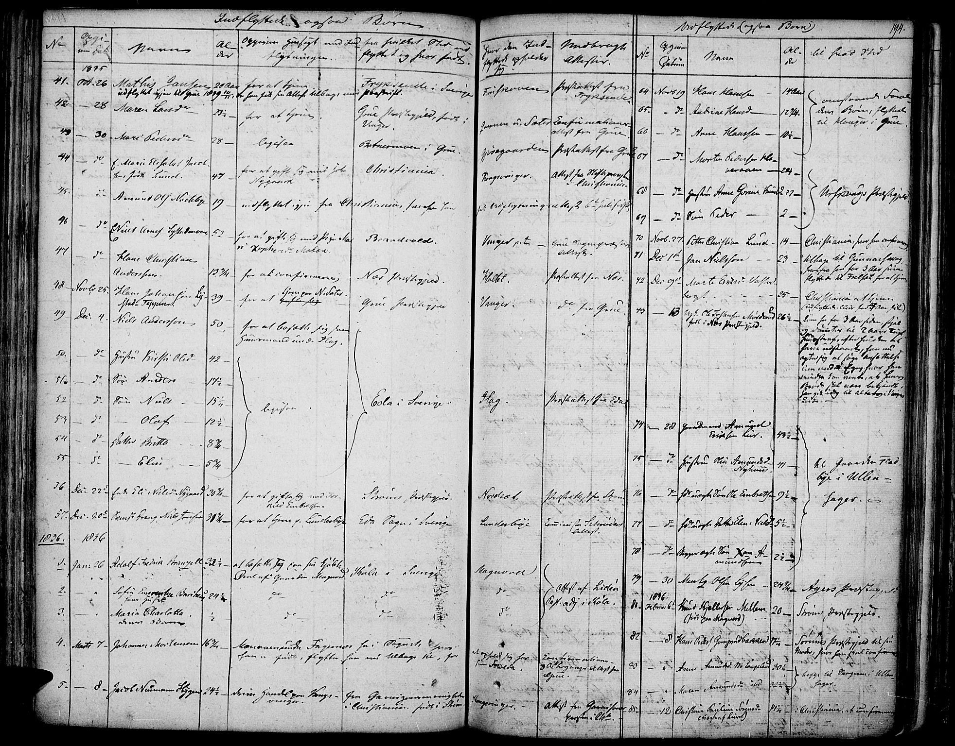 Vinger prestekontor, AV/SAH-PREST-024/H/Ha/Haa/L0007: Parish register (official) no. 7, 1826-1839, p. 194