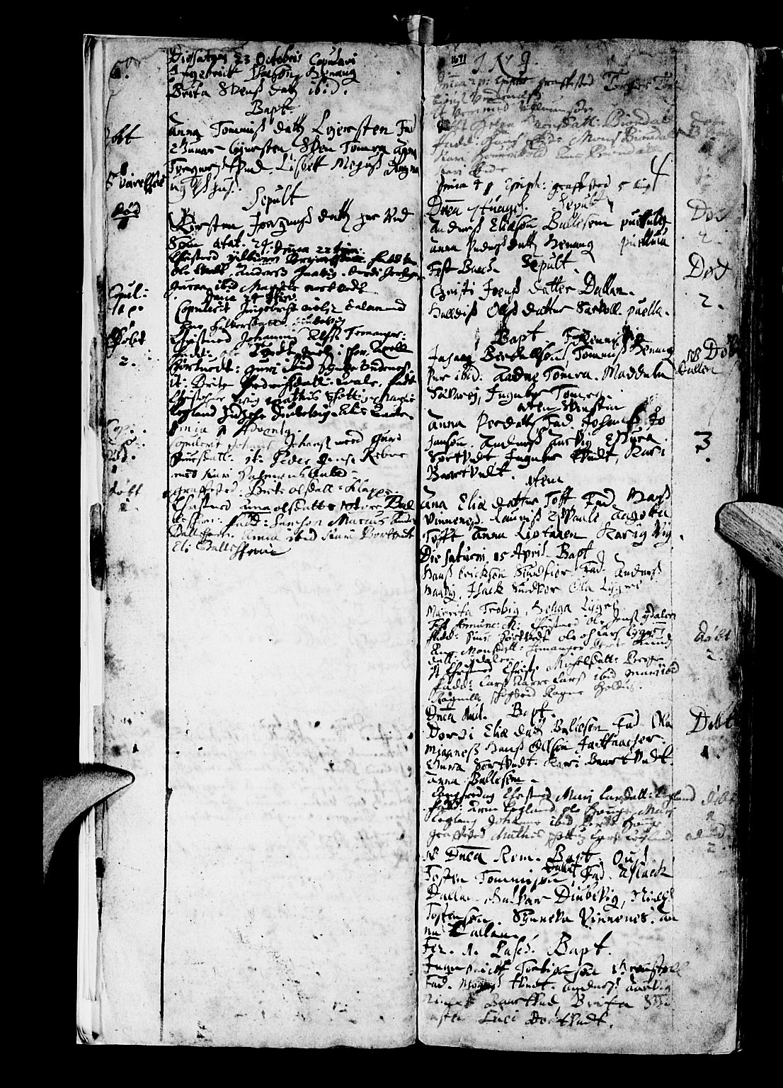 Os sokneprestembete, AV/SAB-A-99929: Parish register (official) no. A 5, 1669-1760, p. 4