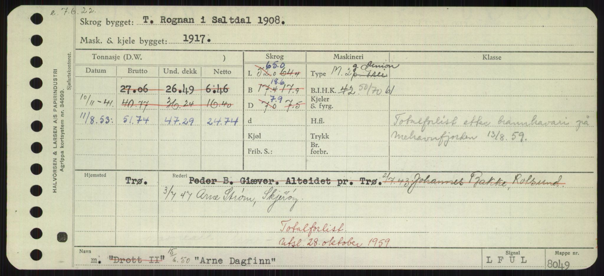 Sjøfartsdirektoratet med forløpere, Skipsmålingen, AV/RA-S-1627/H/Hd/L0002: Fartøy, Apa-Axe, p. 141