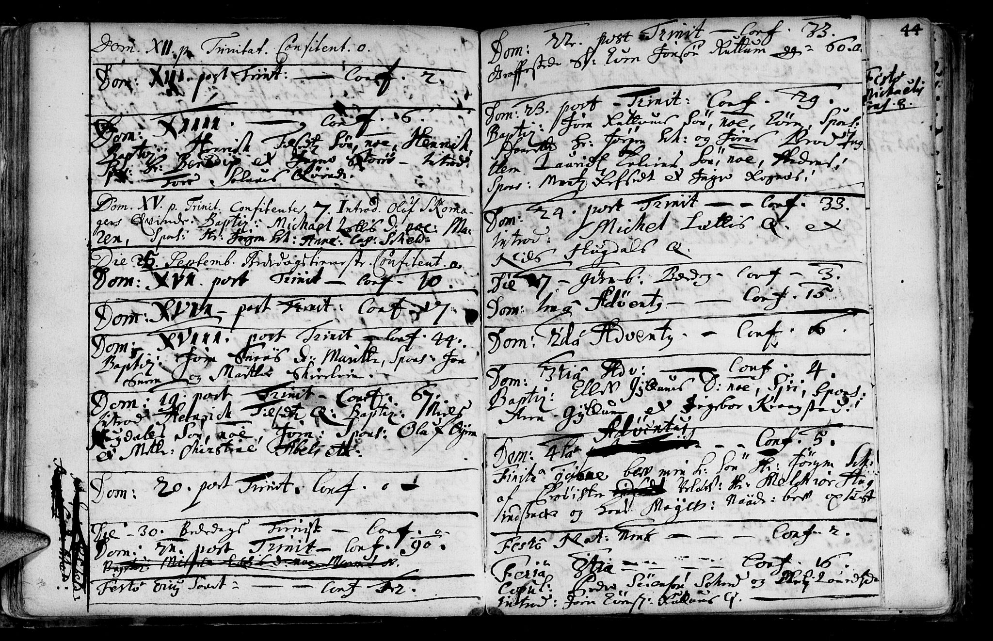Ministerialprotokoller, klokkerbøker og fødselsregistre - Sør-Trøndelag, SAT/A-1456/687/L0990: Parish register (official) no. 687A01, 1690-1746, p. 41