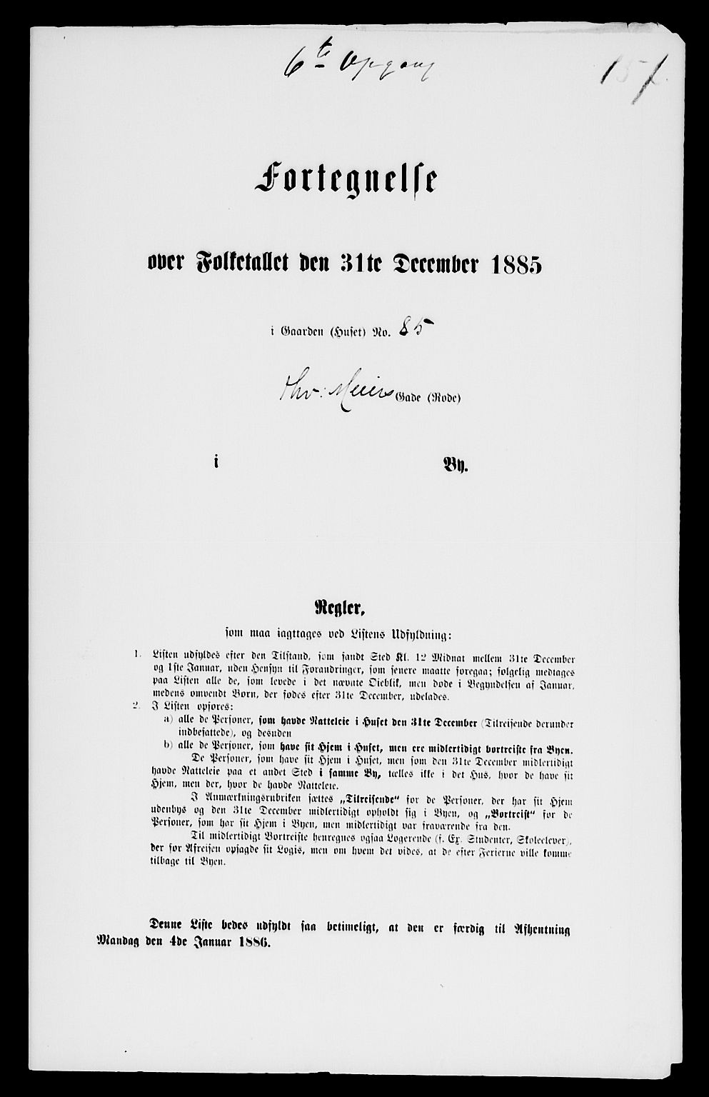 RA, 1885 census for 0301 Kristiania, 1885, p. 11127