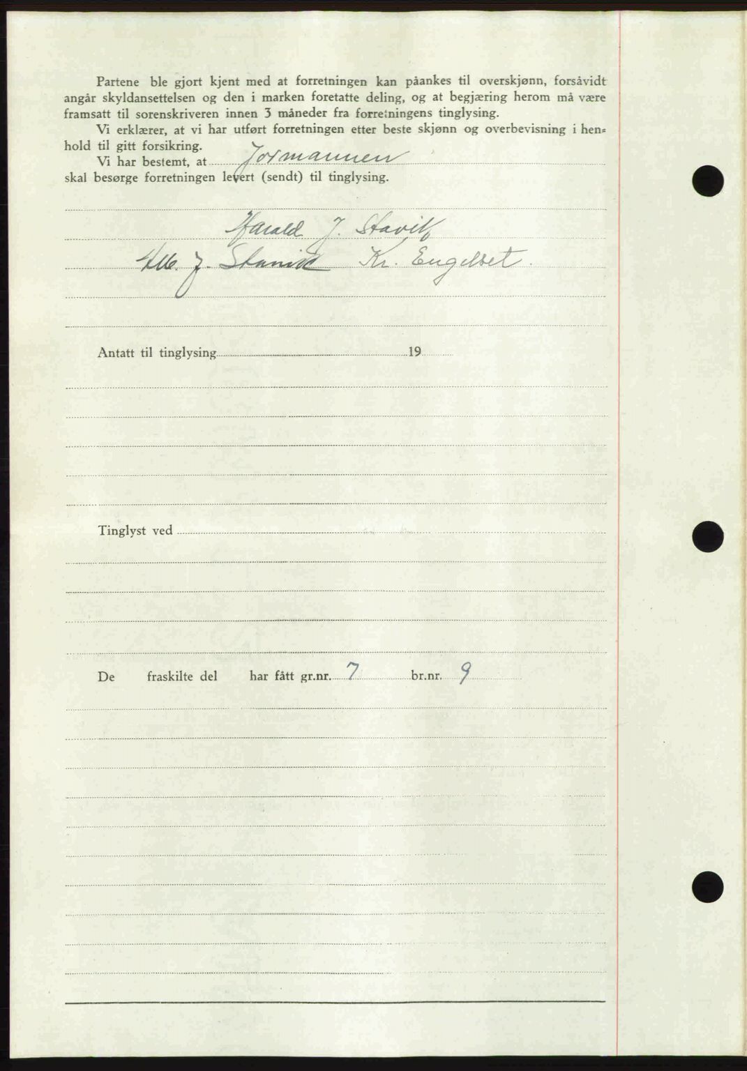 Romsdal sorenskriveri, AV/SAT-A-4149/1/2/2C: Mortgage book no. A21, 1946-1946, Diary no: : 1970/1946