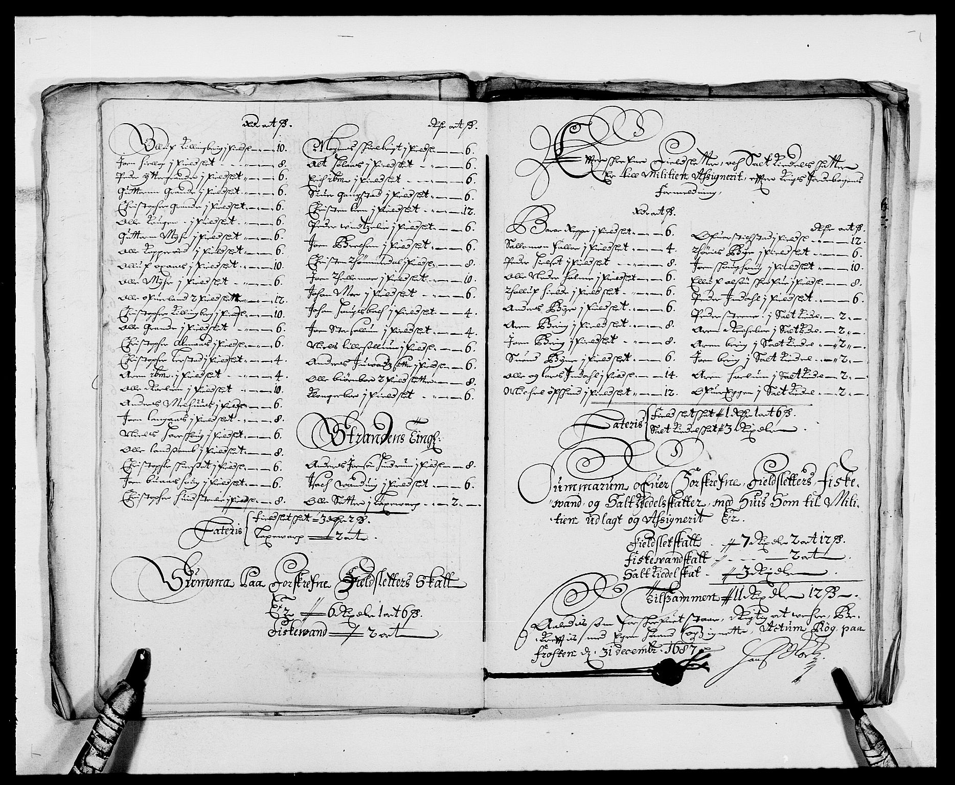 Rentekammeret inntil 1814, Reviderte regnskaper, Fogderegnskap, AV/RA-EA-4092/R62/L4183: Fogderegnskap Stjørdal og Verdal, 1687-1689, p. 61