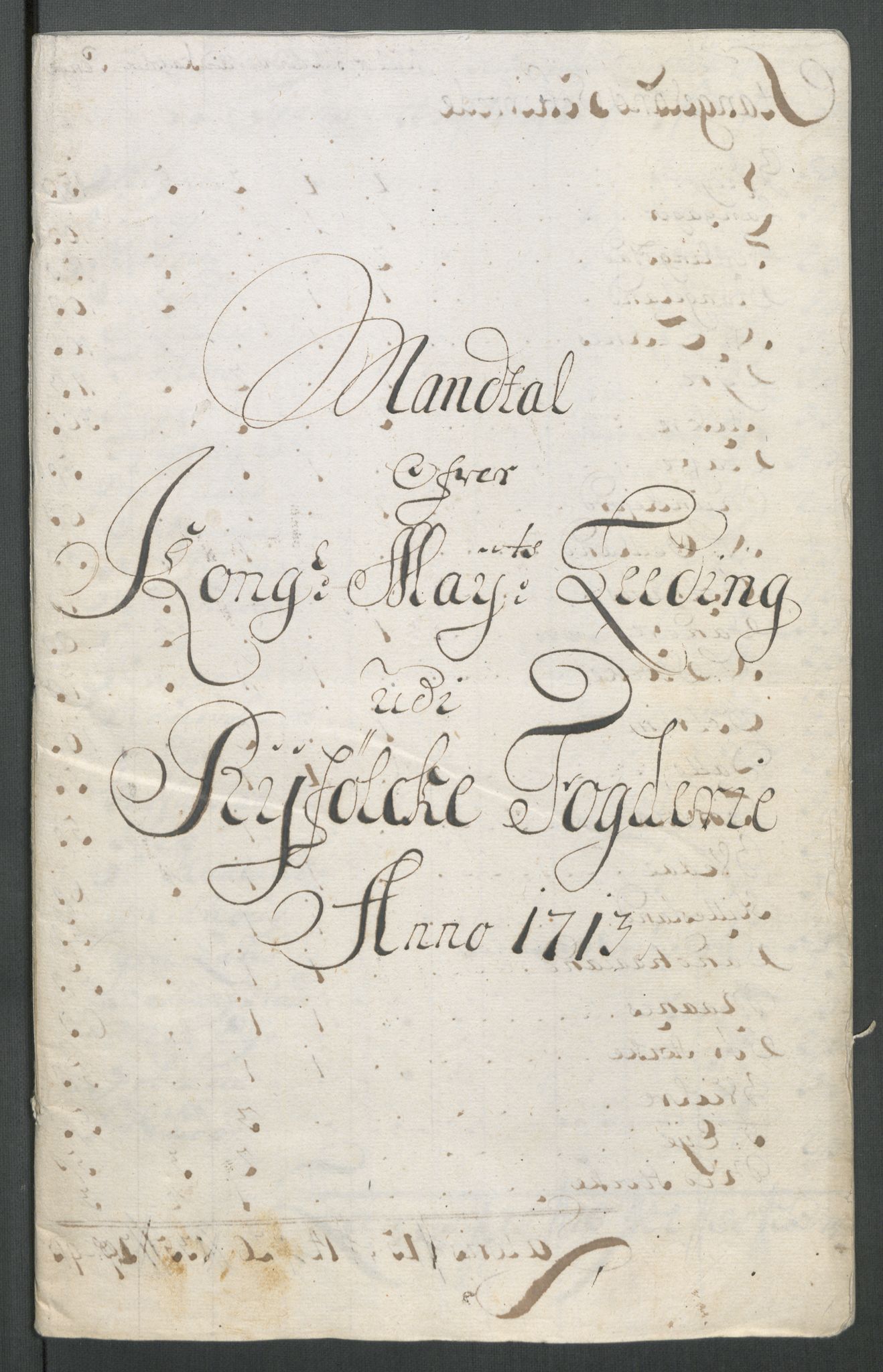 Rentekammeret inntil 1814, Reviderte regnskaper, Fogderegnskap, RA/EA-4092/R47/L2866: Fogderegnskap Ryfylke, 1713, p. 175