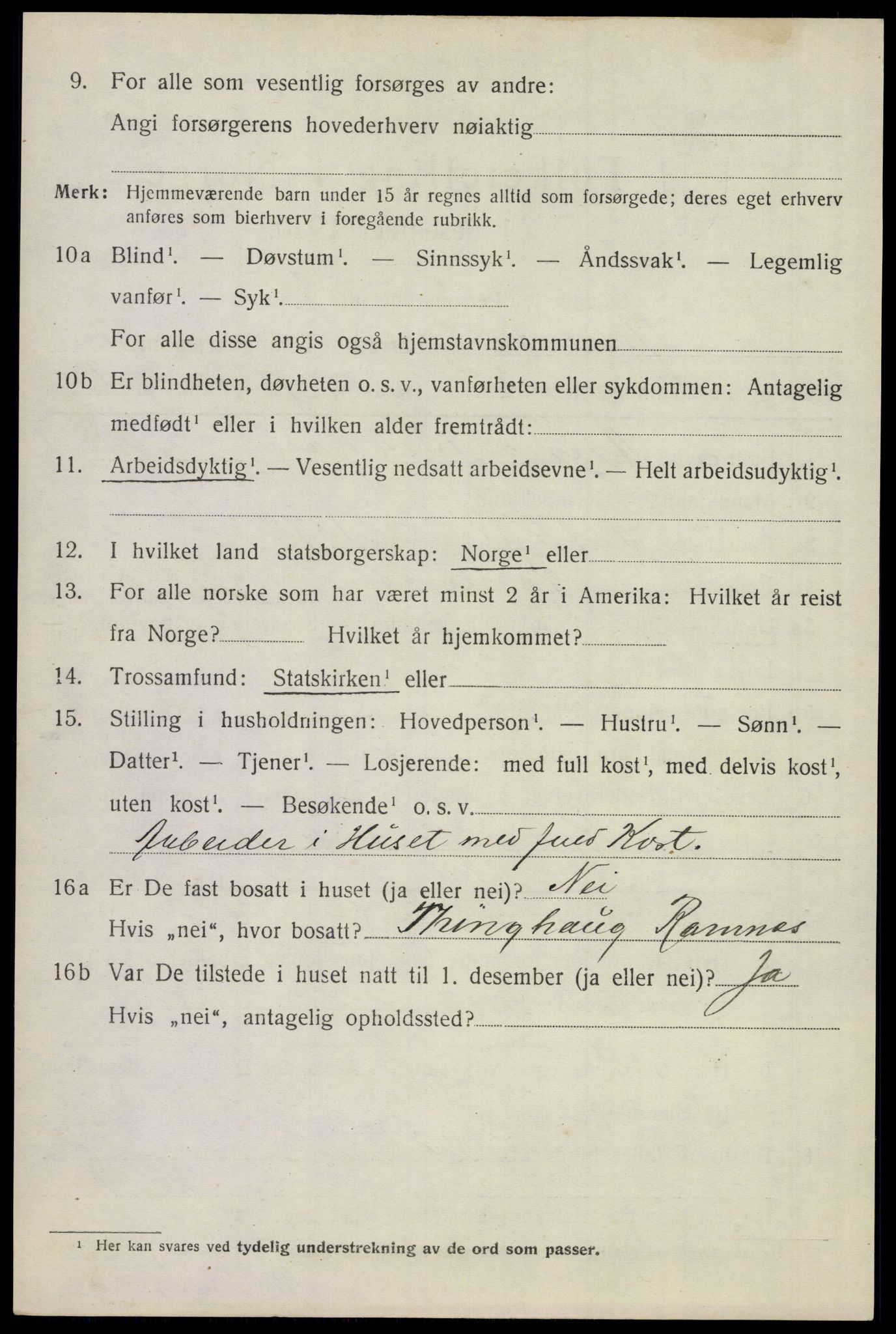 SAKO, 1920 census for Andebu, 1920, p. 1805