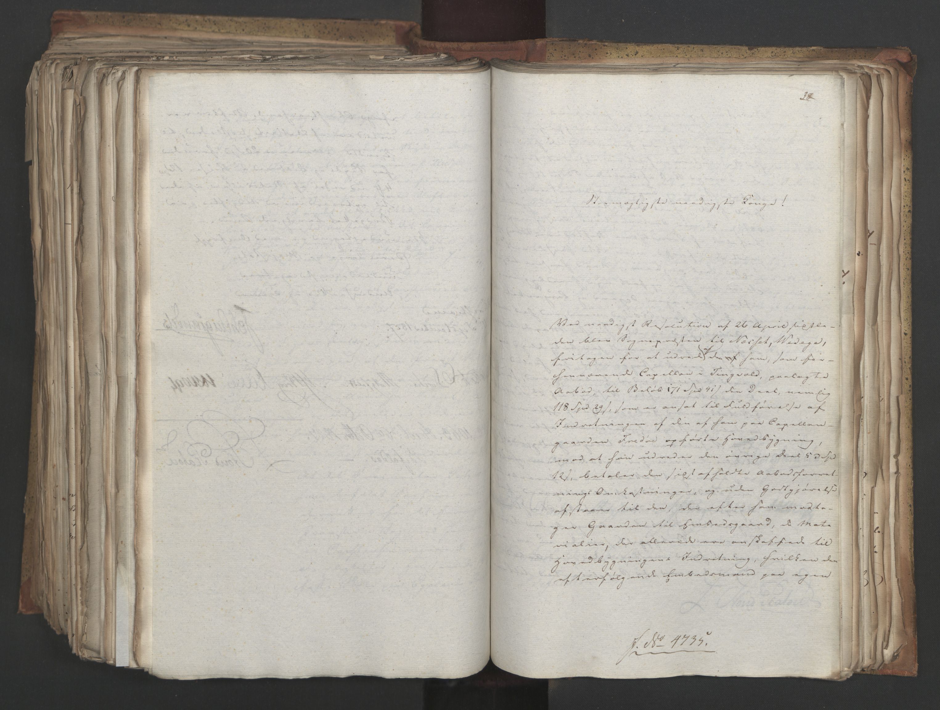 Statsrådsavdelingen i Stockholm, AV/RA-S-1003/D/Da/L0052: Regjeringsinnstillinger nr. 4566-4799, 1827, p. 517