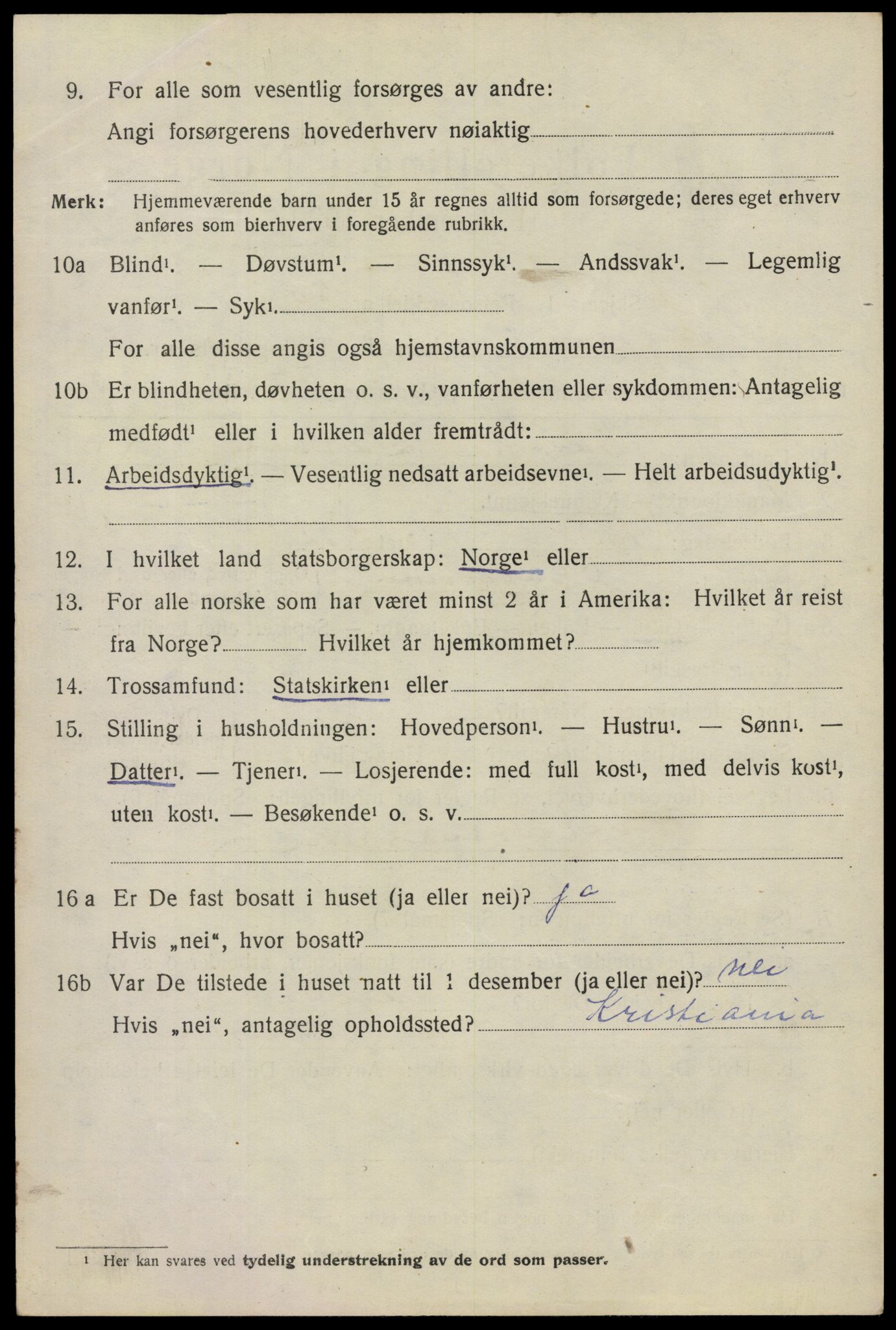 SAO, 1920 census for Skedsmo, 1920, p. 9060