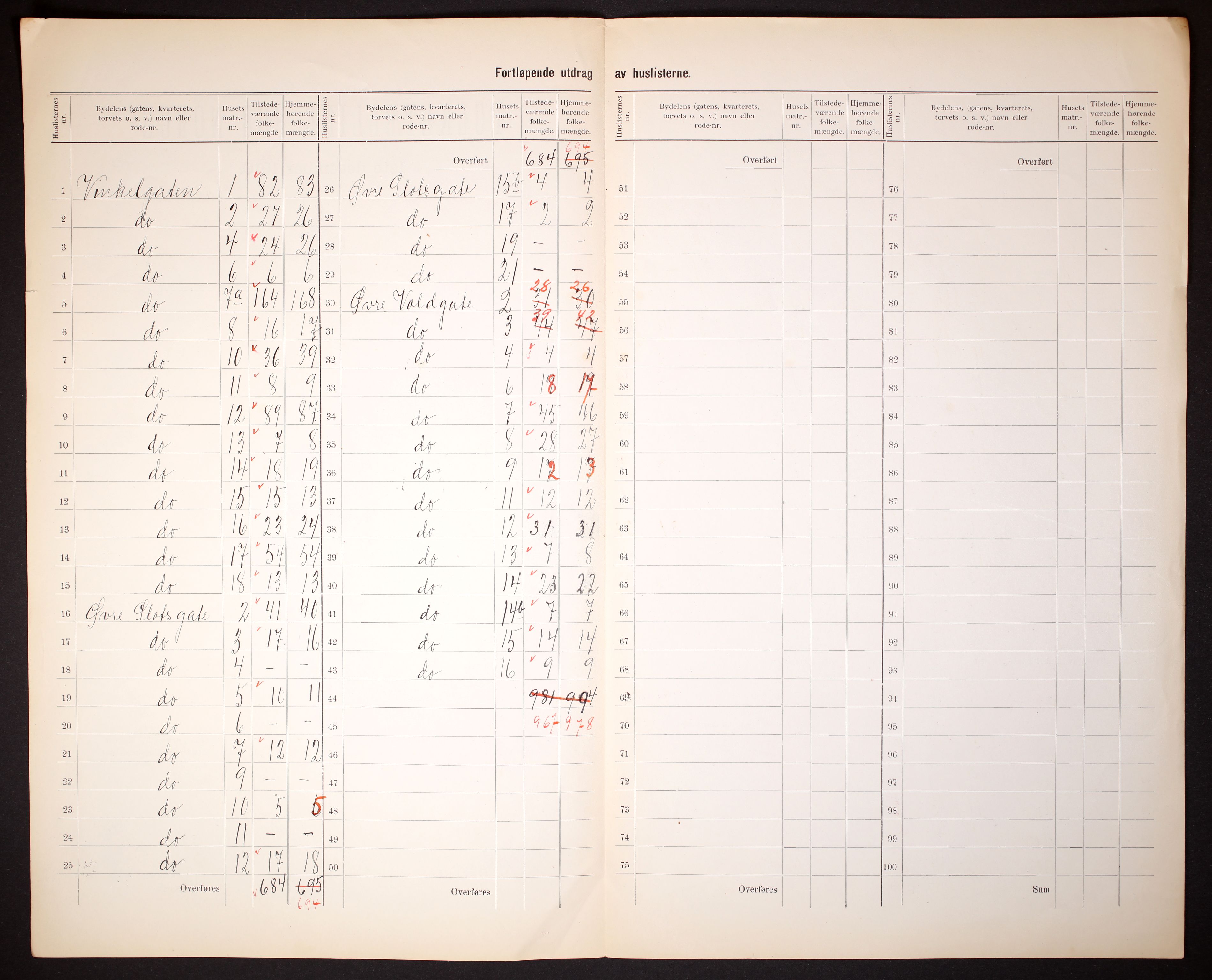 RA, 1910 census for Kristiania, 1910, p. 252