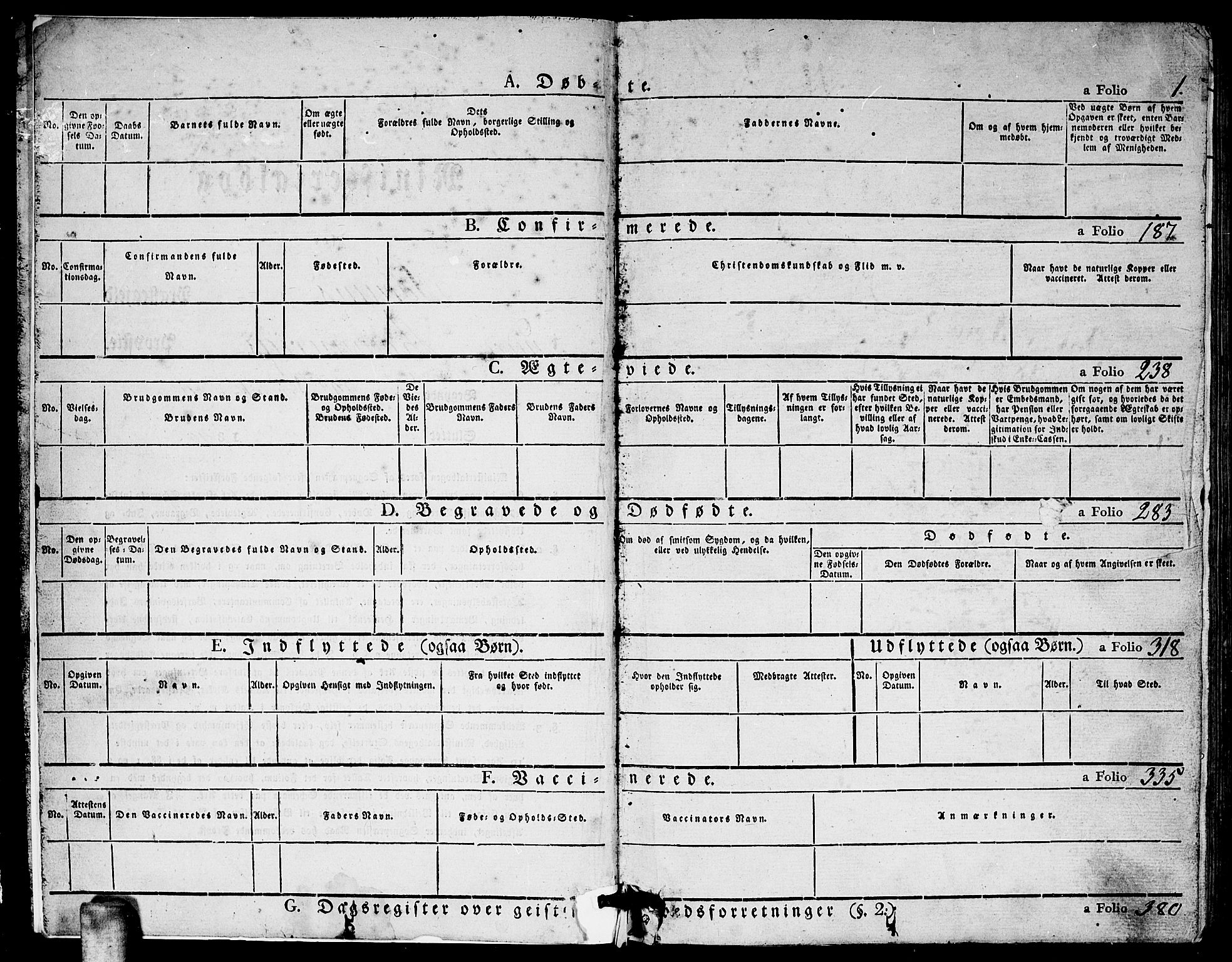 Sørum prestekontor Kirkebøker, AV/SAO-A-10303/G/Ga/L0002: Parish register (copy) no. I 2, 1829-1845