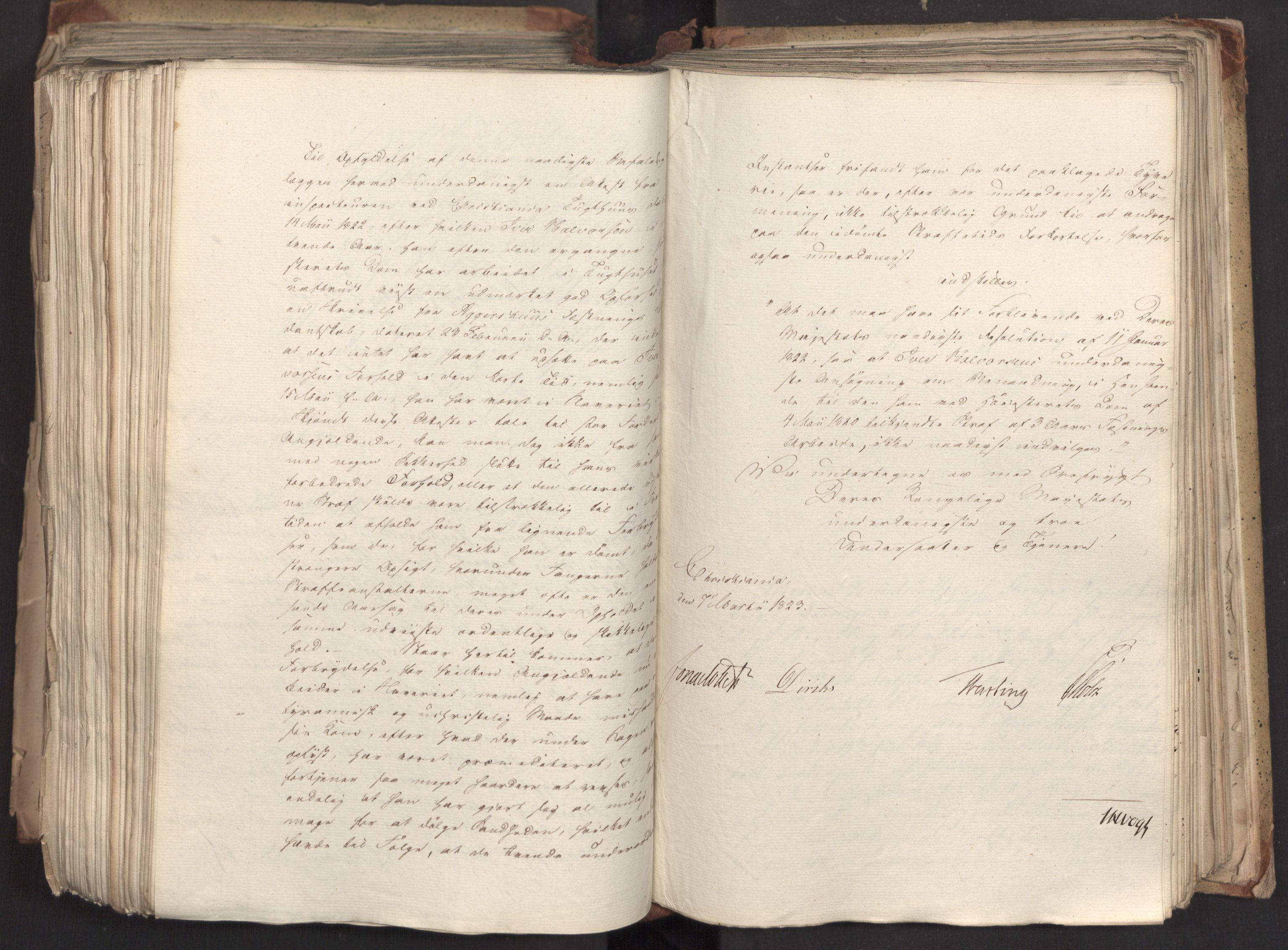 Statsrådsavdelingen i Stockholm, AV/RA-S-1003/D/Da/L0033: Regjeringsinnstillinger nr. 1-274, 1823, p. 497