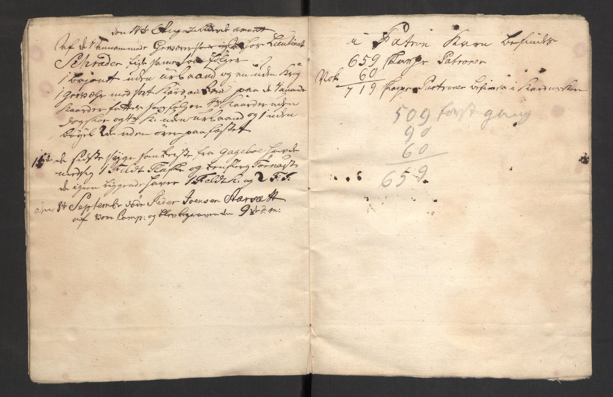 Holck, Meidell, Hartvig, AV/RA-PA-0204/F/L0002: (Pakke 1), 1762-1864, p. 9