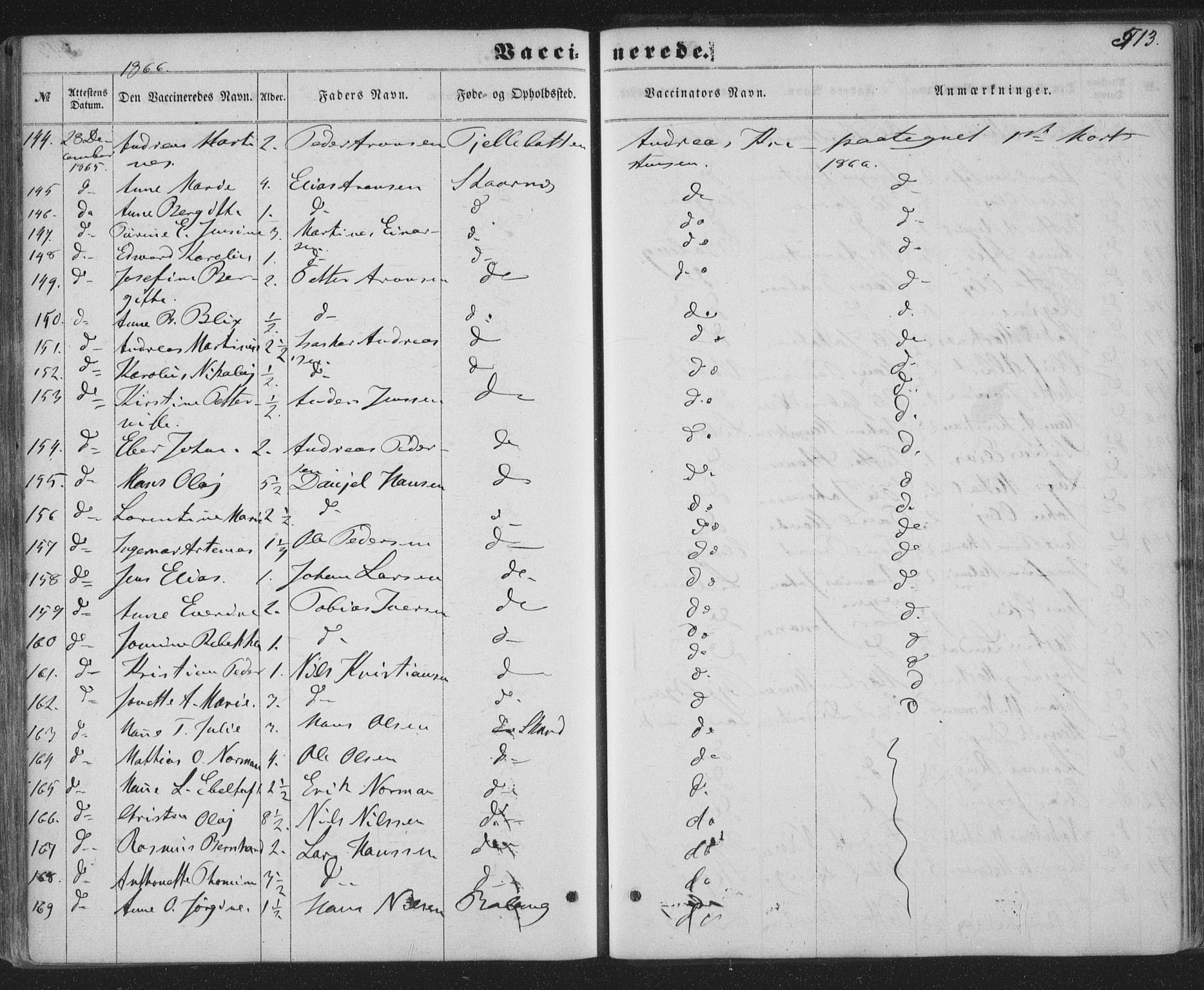 Ministerialprotokoller, klokkerbøker og fødselsregistre - Nordland, AV/SAT-A-1459/863/L0896: Parish register (official) no. 863A08, 1861-1871, p. 513