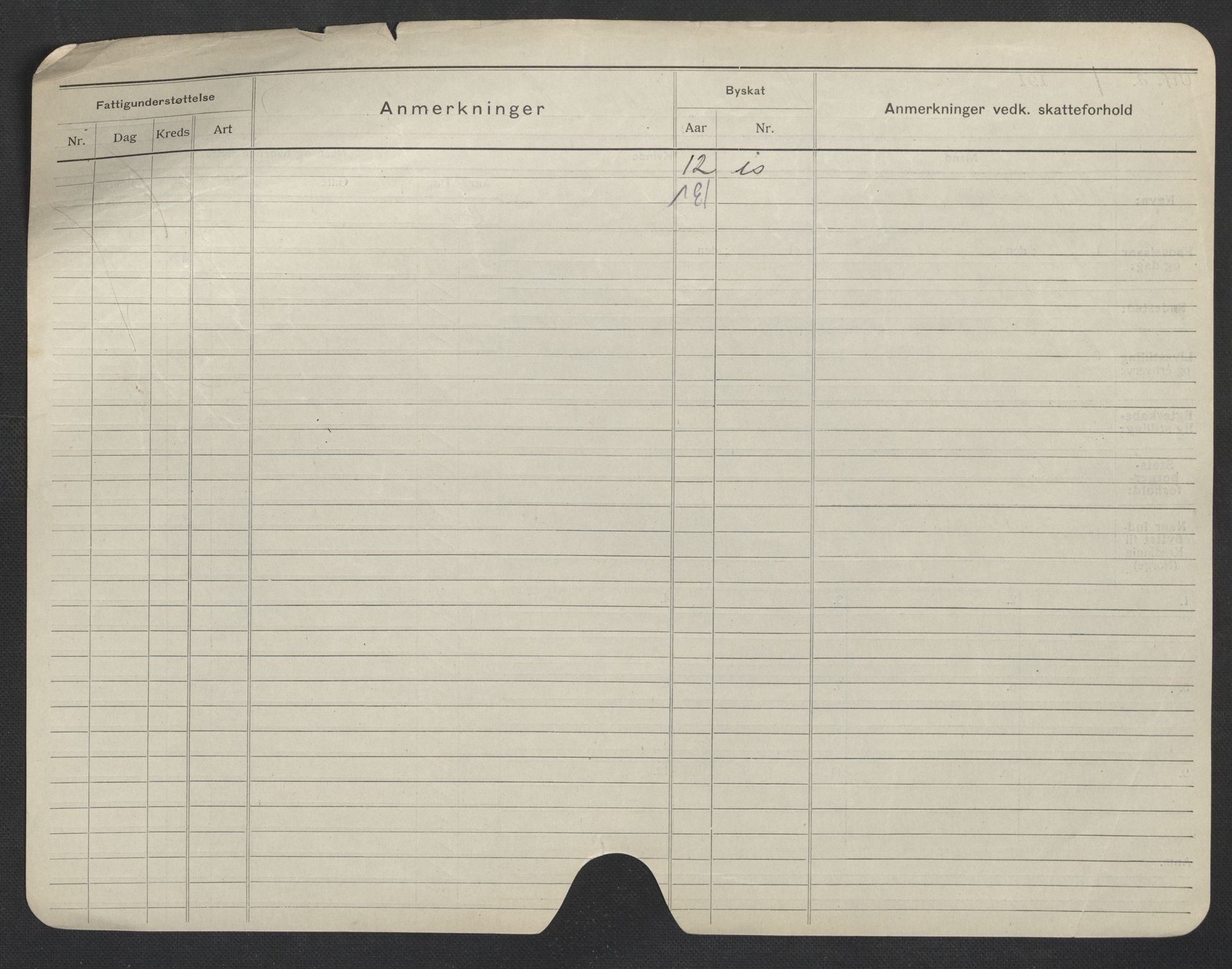 Oslo folkeregister, Registerkort, AV/SAO-A-11715/F/Fa/Fac/L0007: Menn, 1906-1914, p. 474b