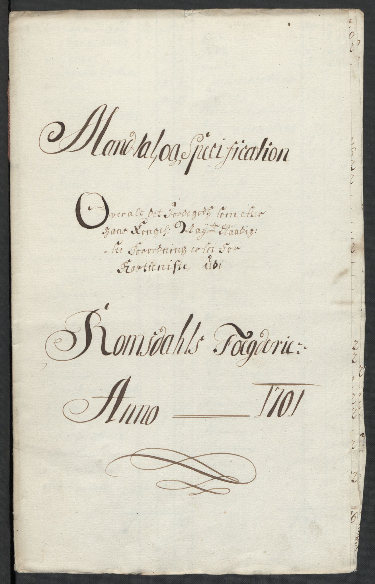 Rentekammeret inntil 1814, Reviderte regnskaper, Fogderegnskap, RA/EA-4092/R55/L3655: Fogderegnskap Romsdal, 1701-1702, p. 164