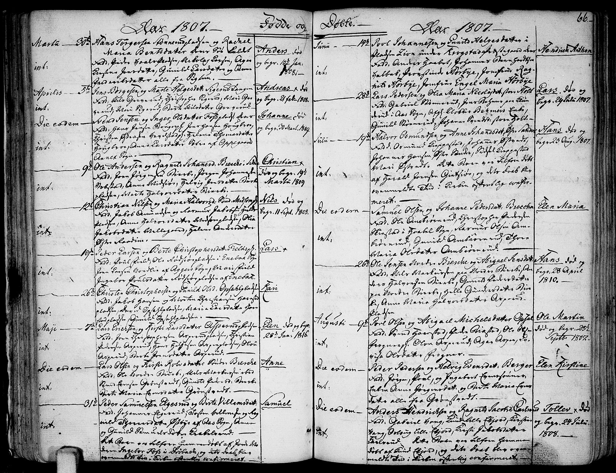 Kråkstad prestekontor Kirkebøker, SAO/A-10125a/F/Fa/L0002: Parish register (official) no. I 2, 1786-1814, p. 66