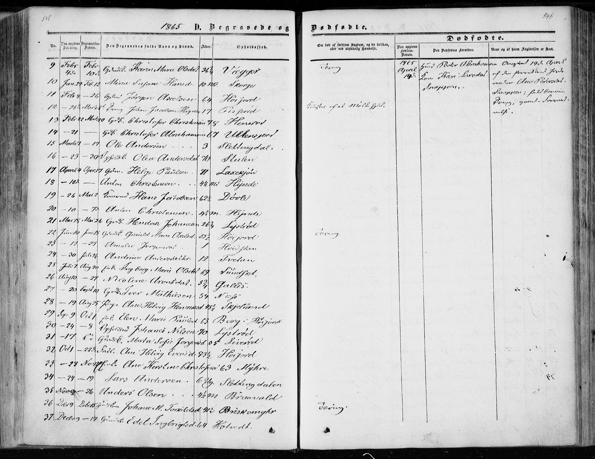 Andebu kirkebøker, SAKO/A-336/F/Fa/L0005: Parish register (official) no. 5, 1857-1870, p. 545-546