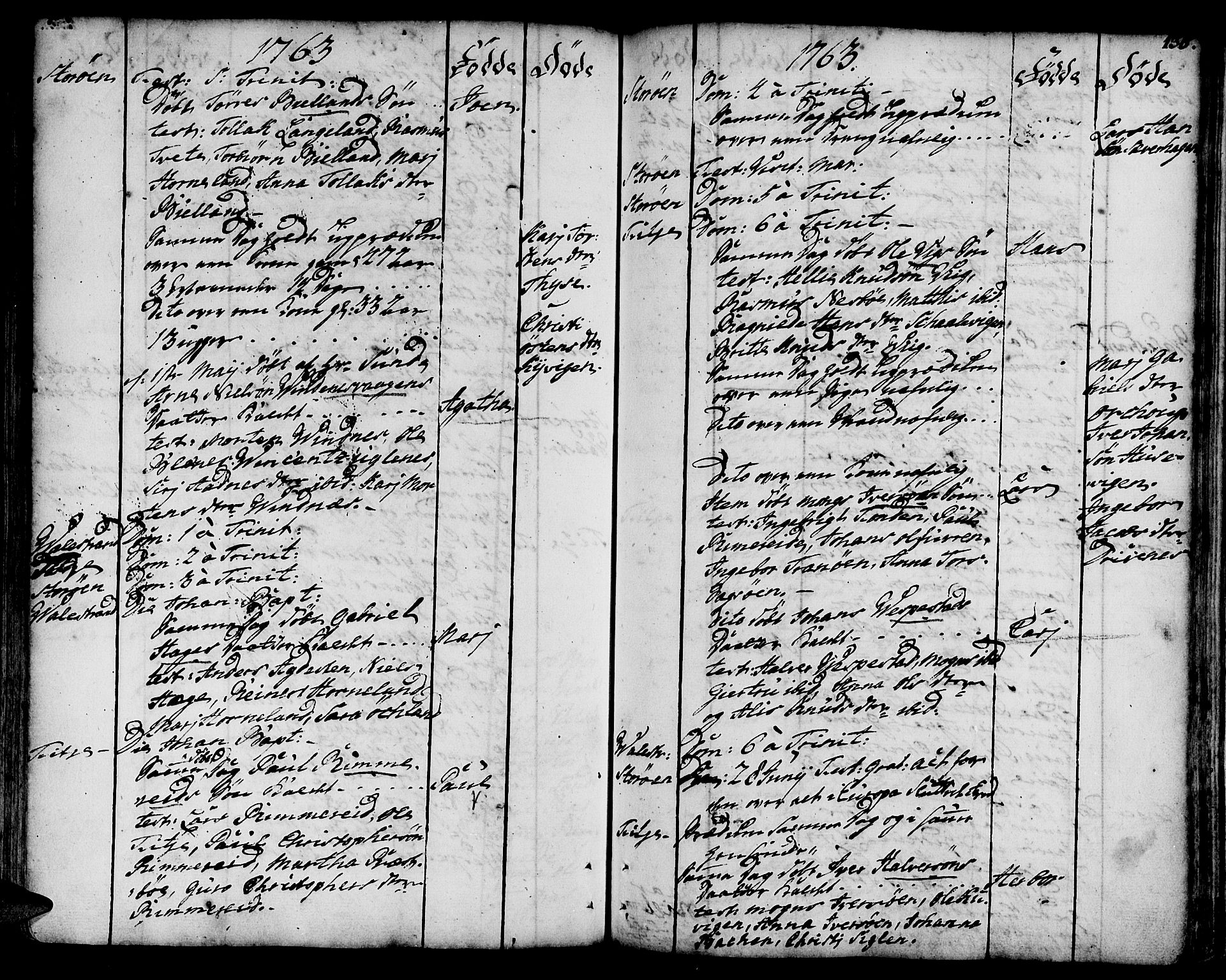 Stord sokneprestembete, SAB/A-78201/H/Haa: Parish register (official) no. A 2, 1744-1777, p. 136