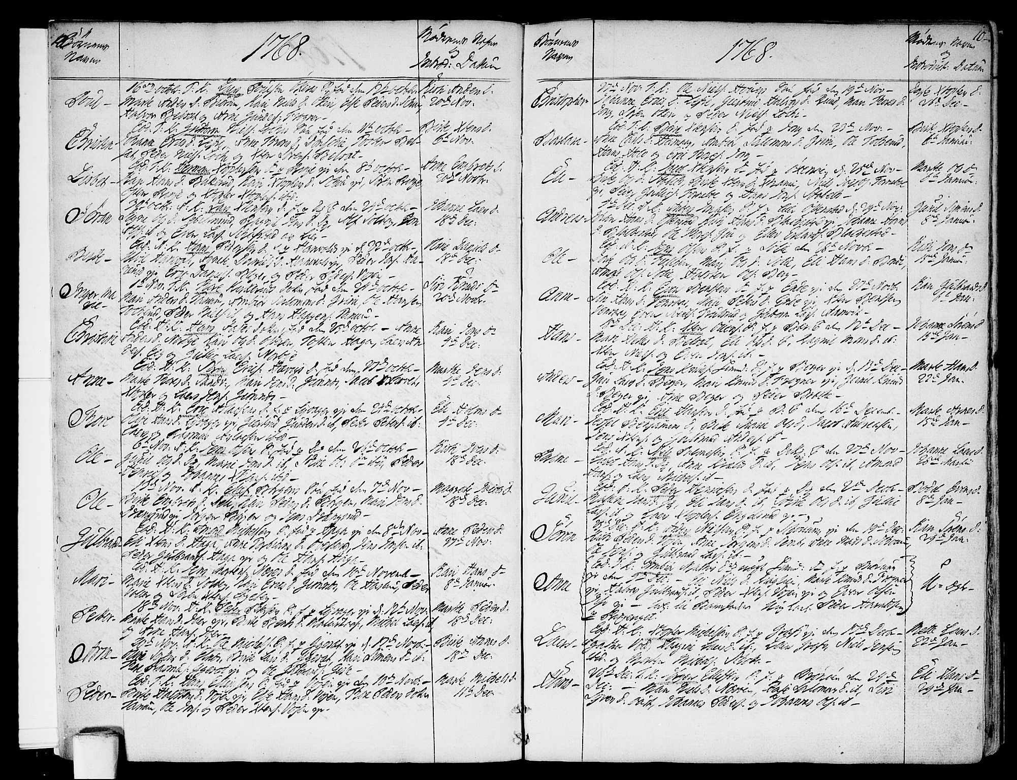 Asker prestekontor Kirkebøker, SAO/A-10256a/F/Fa/L0003: Parish register (official) no. I 3, 1767-1807, p. 10