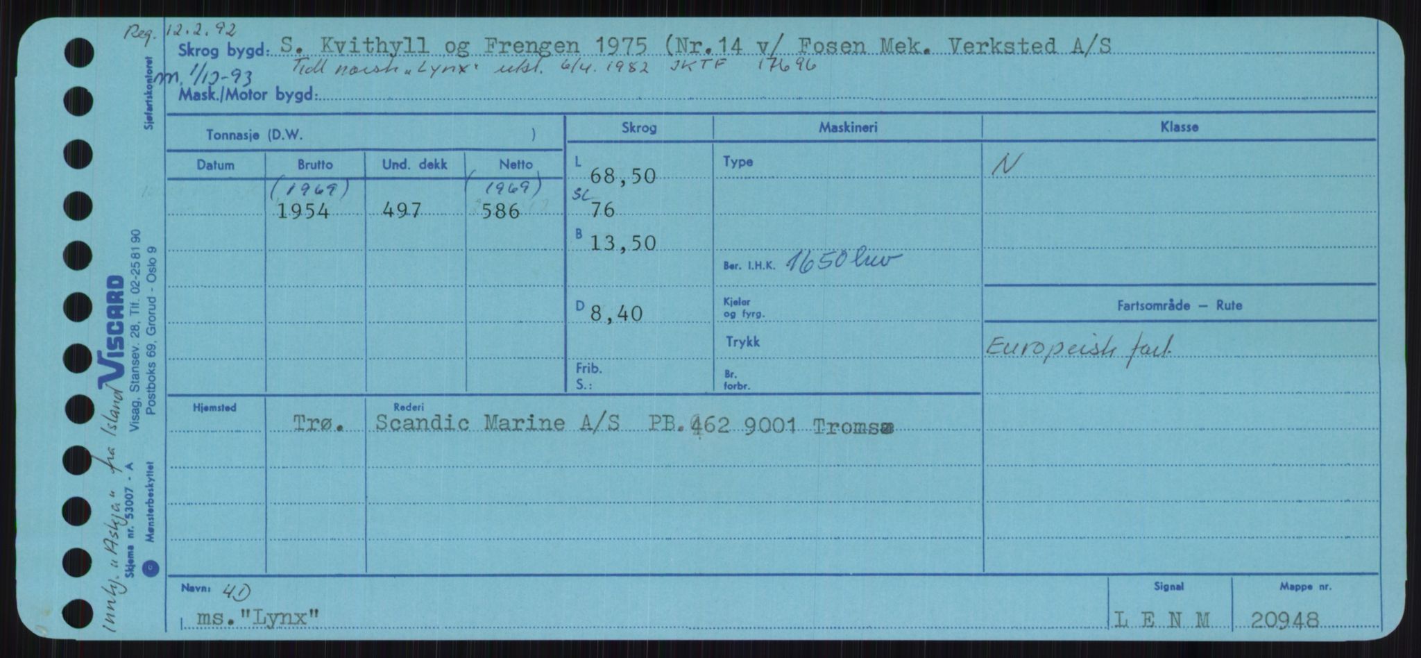 Sjøfartsdirektoratet med forløpere, Skipsmålingen, RA/S-1627/H/Ha/L0003/0002: Fartøy, Hilm-Mar / Fartøy, Kom-Mar, p. 725