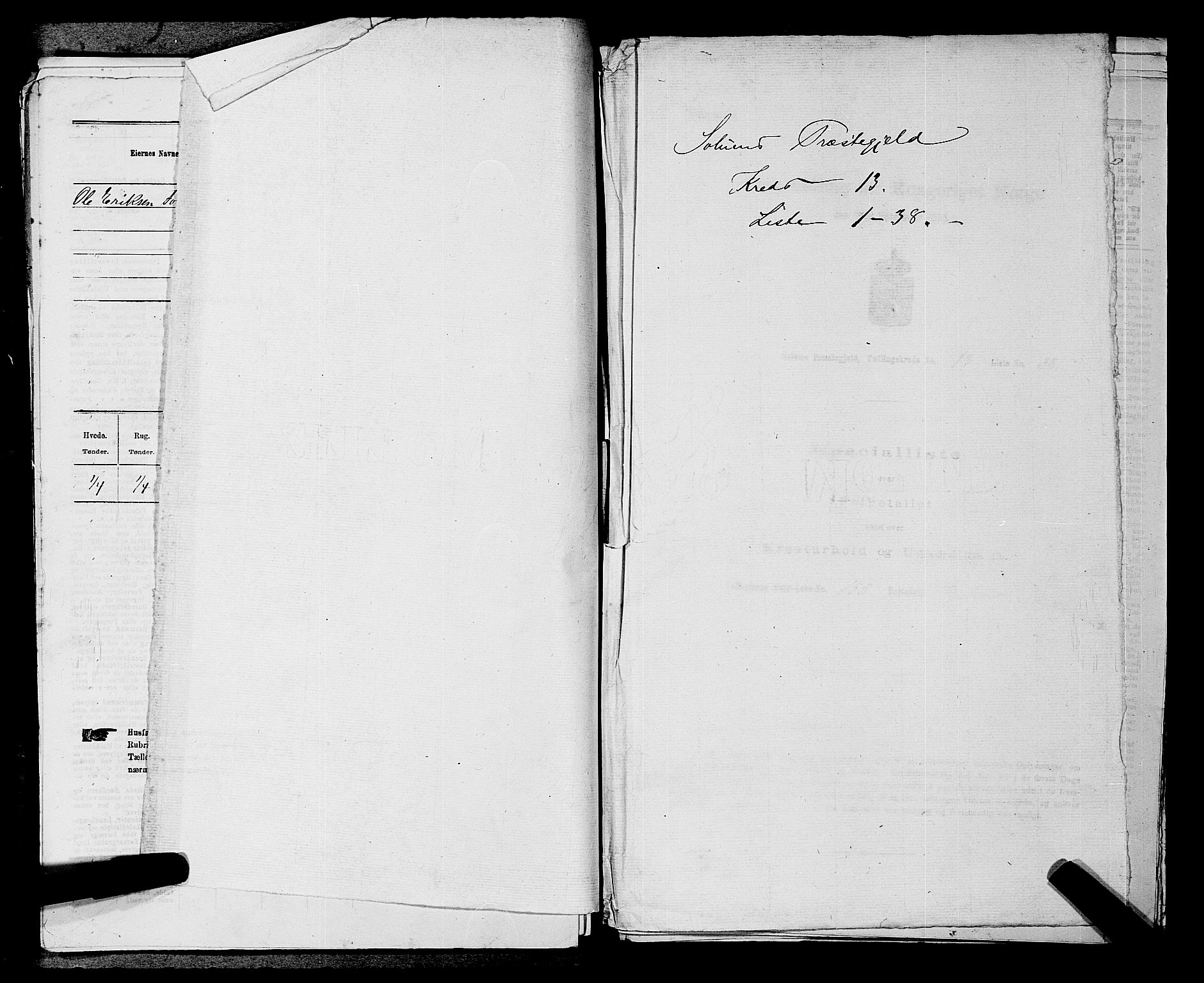 SAKO, 1875 census for 0818P Solum, 1875, p. 1885