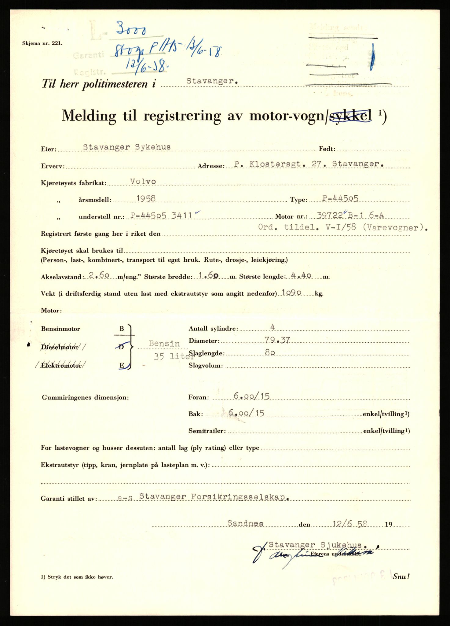 Stavanger trafikkstasjon, AV/SAST-A-101942/0/F/L0009: L-3000 - L-3349, 1930-1971, p. 3