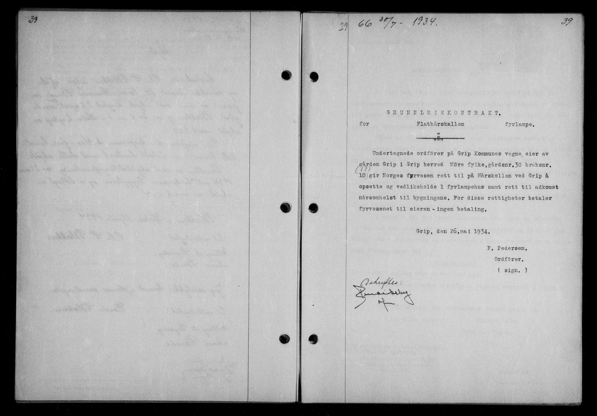 Nordmøre sorenskriveri, AV/SAT-A-4132/1/2/2Ca/L0082: Mortgage book no. 72, 1934-1934, Deed date: 30.07.1934