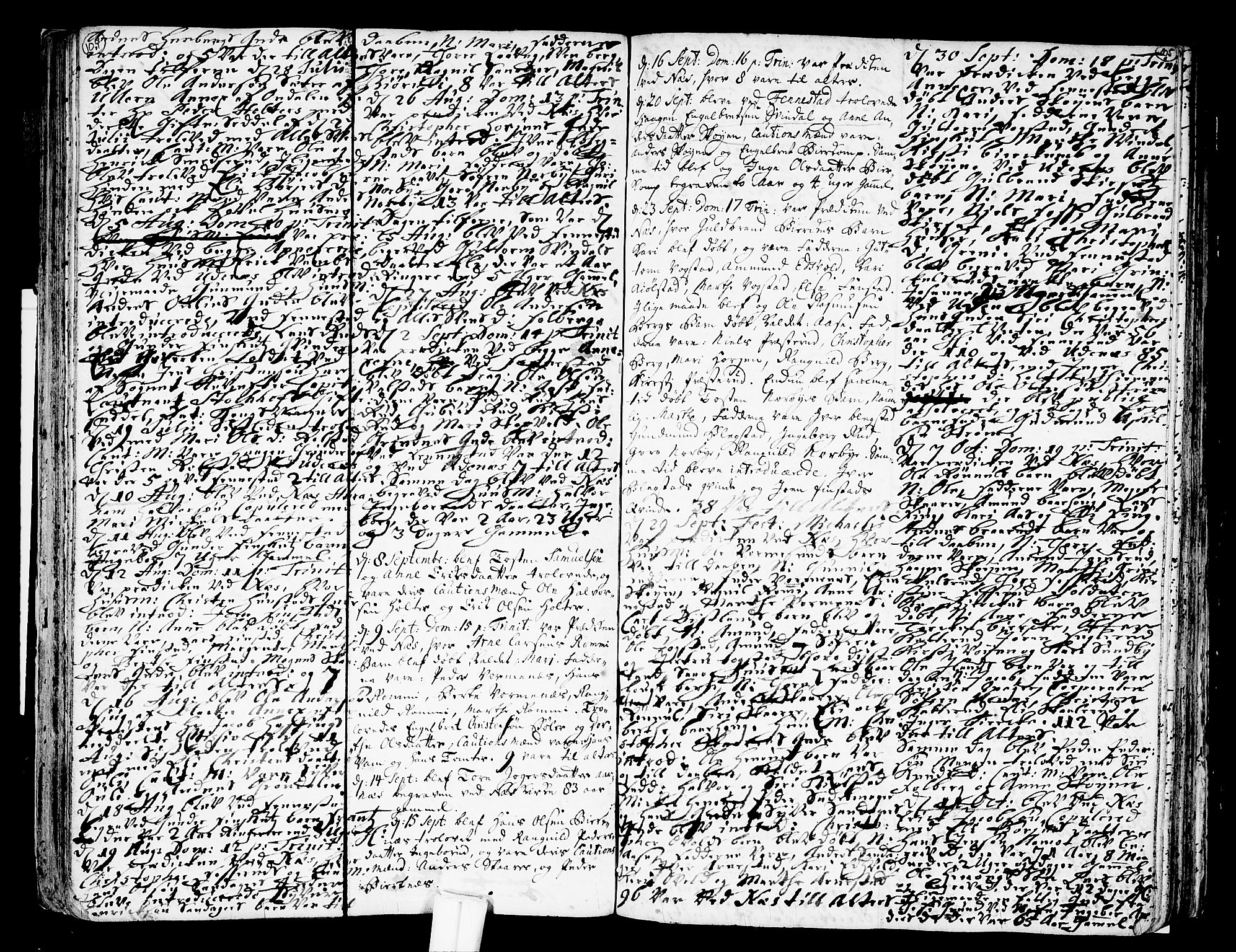 Nes prestekontor Kirkebøker, AV/SAO-A-10410/F/Fa/L0002: Parish register (official) no. I 2, 1717-1734, p. 104-105