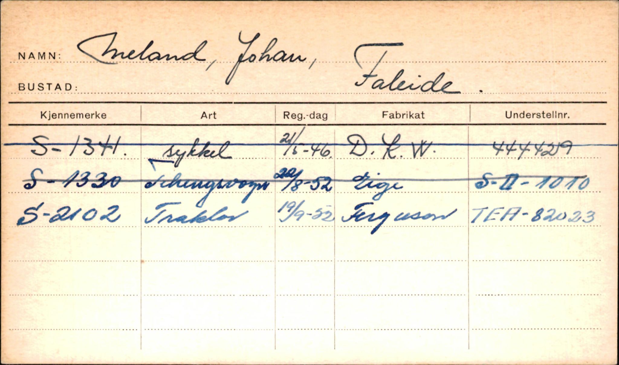 Statens vegvesen, Sogn og Fjordane vegkontor, AV/SAB-A-5301/4/F/L0001D: Eigarregister Fjordane til 1.6.1961, 1930-1961, p. 573