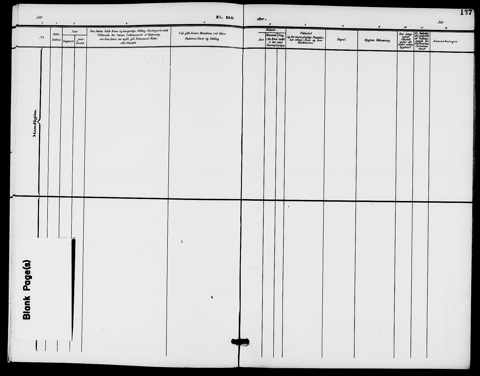 Rødenes prestekontor Kirkebøker, AV/SAO-A-2005/G/Ga/L0002: Parish register (copy) no. I 2, 1901-1910, p. 137