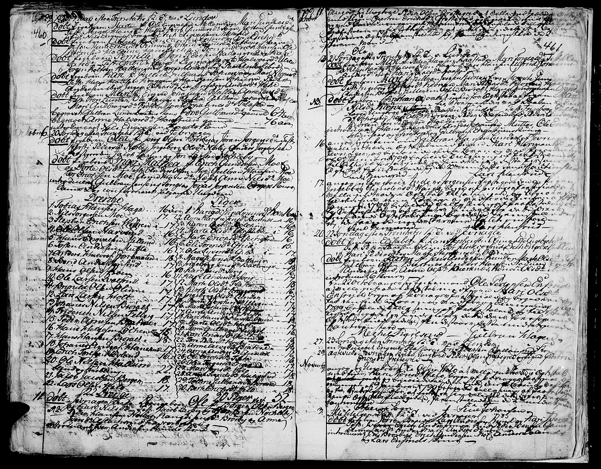 Jevnaker prestekontor, AV/SAH-PREST-116/H/Ha/Haa/L0003: Parish register (official) no. 3, 1752-1799, p. 460-461