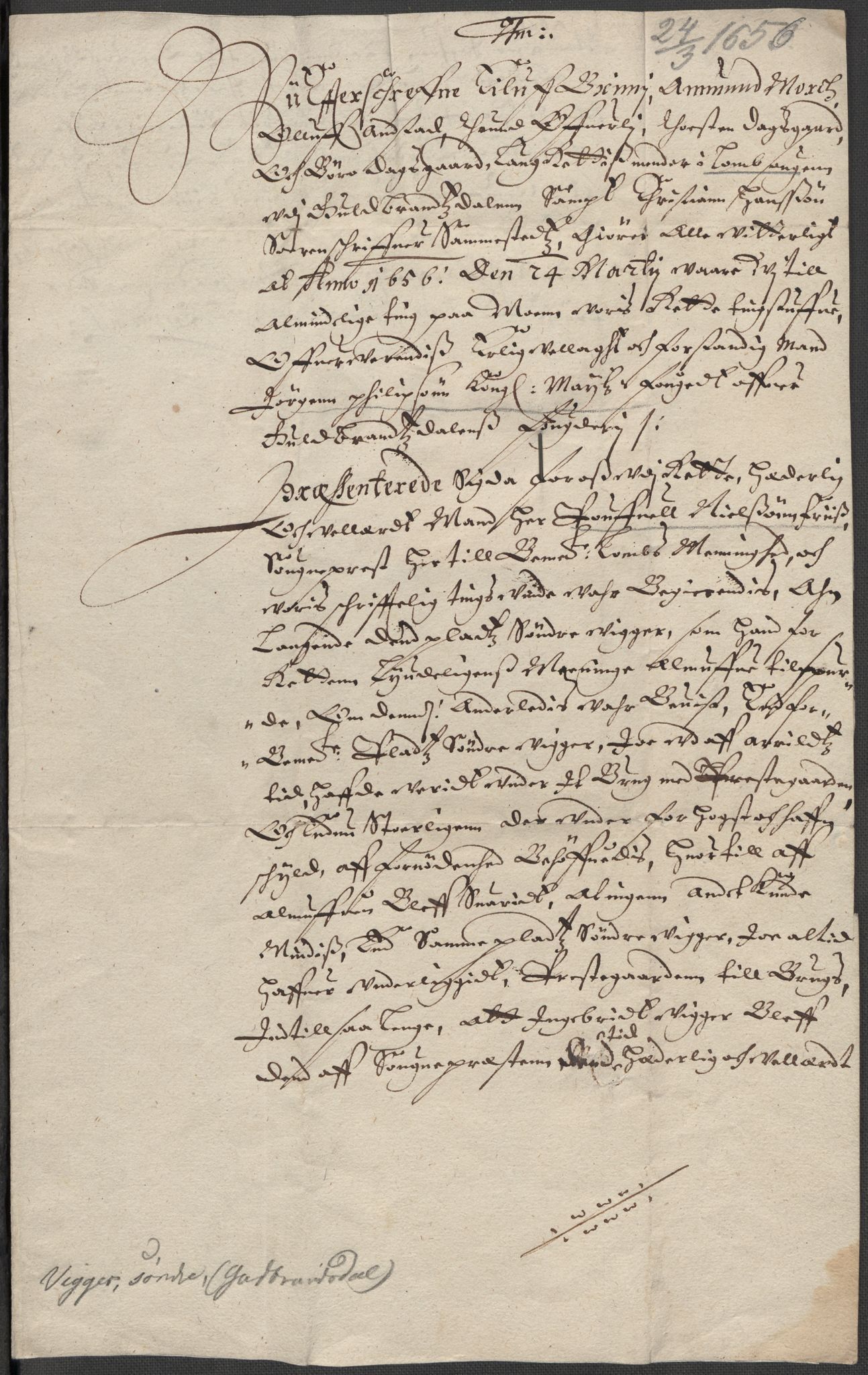 Riksarkivets diplomsamling, RA/EA-5965/F15/L0012: Prestearkiv - Oppland, 1584-1794, p. 127