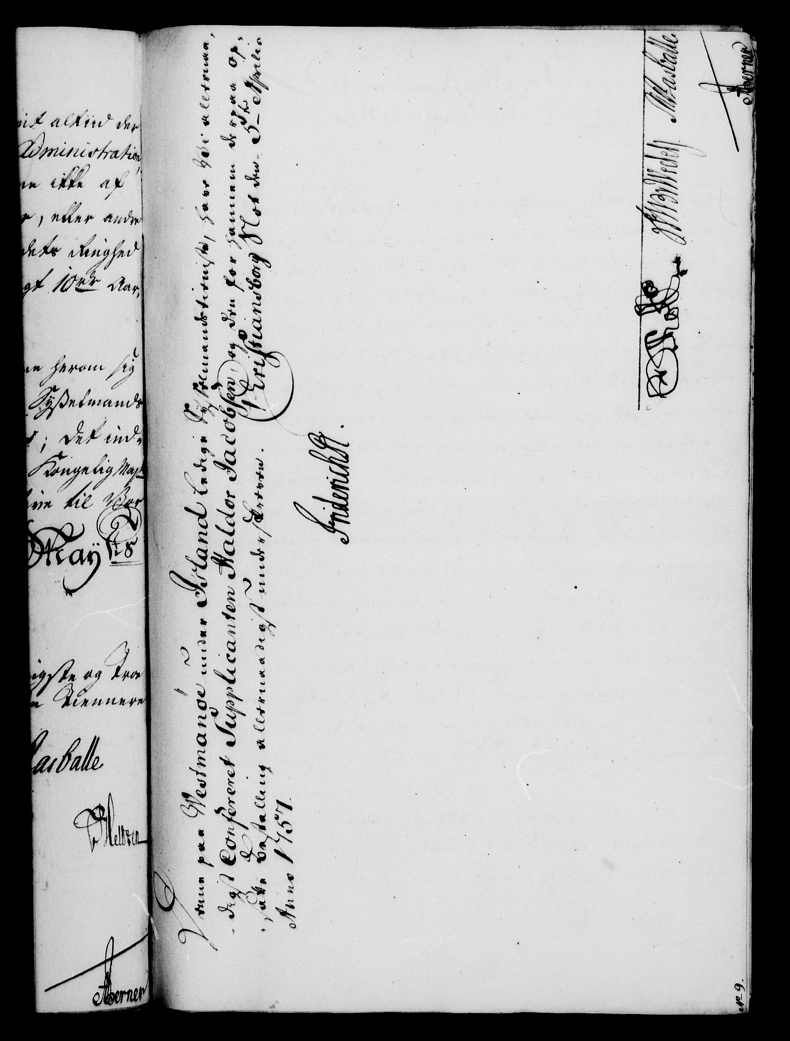 Rentekammeret, Kammerkanselliet, RA/EA-3111/G/Gf/Gfa/L0039: Norsk relasjons- og resolusjonsprotokoll (merket RK 52.39), 1757, p. 238