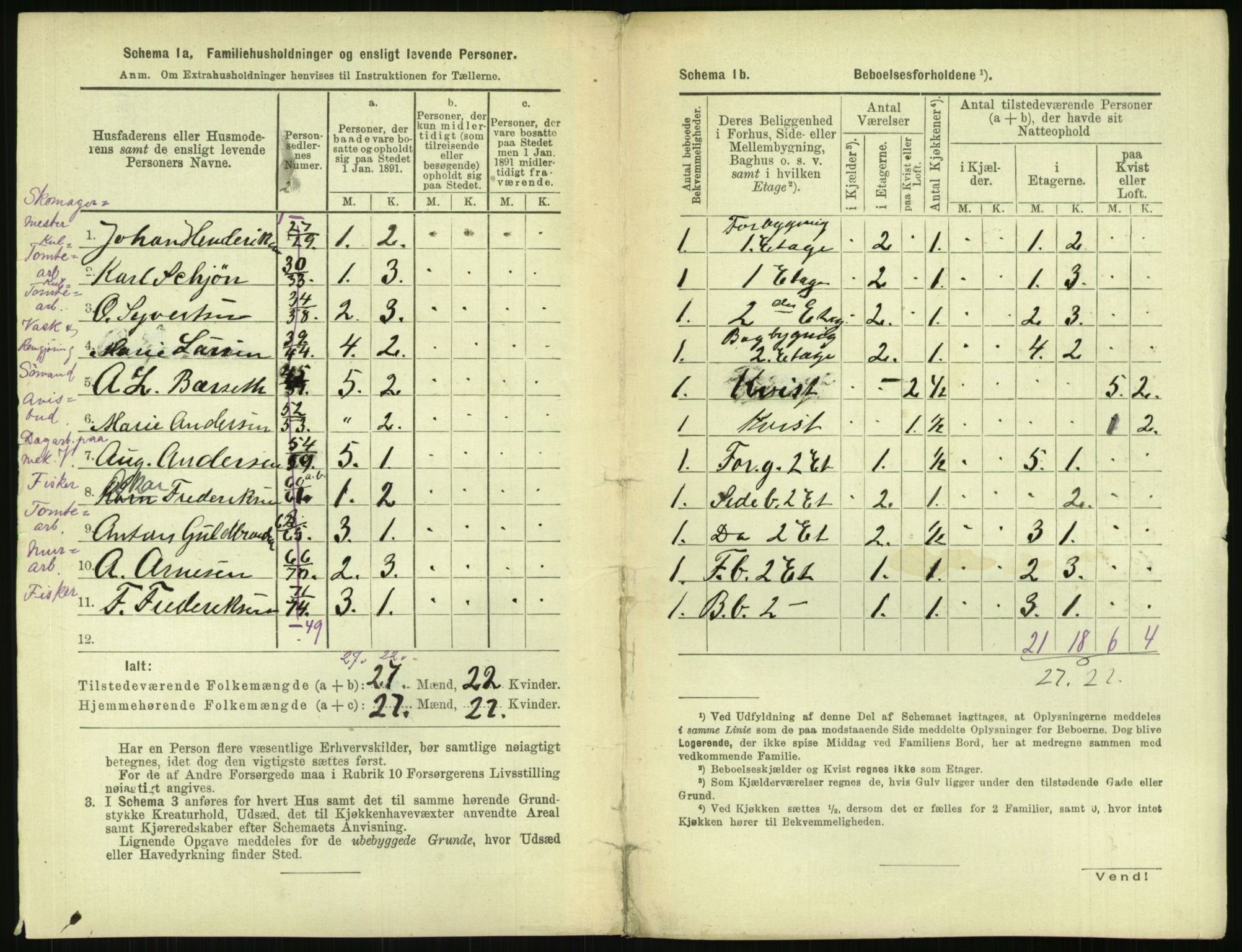 RA, 1891 census for 0301 Kristiania, 1891, p. 121471