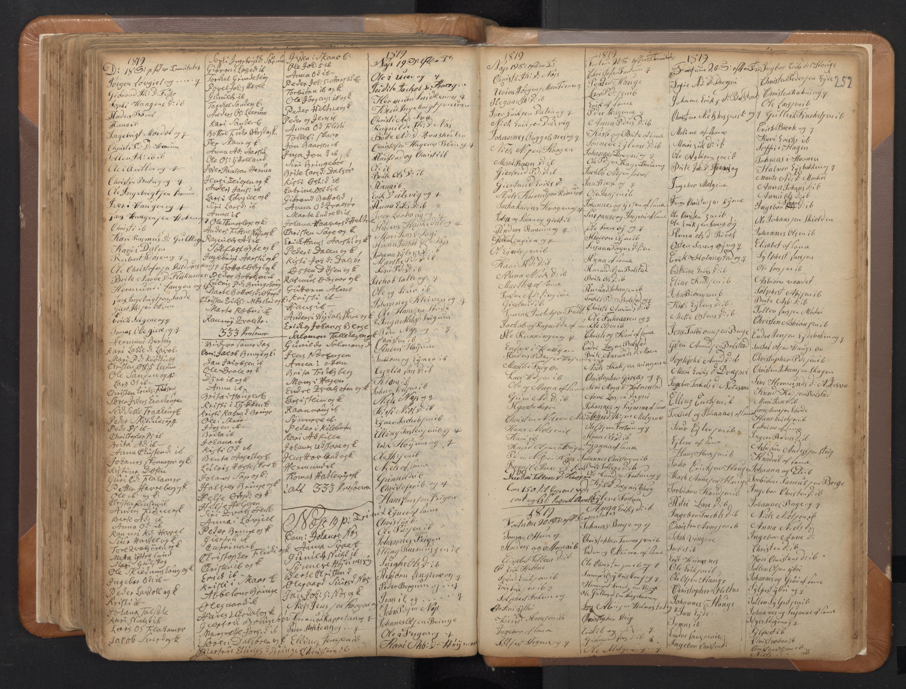 Luster sokneprestembete, AV/SAB-A-81101/H/Haa/Haaa/L0002: Parish register (official) no. A 2, 1751-1796, p. 251b-252a