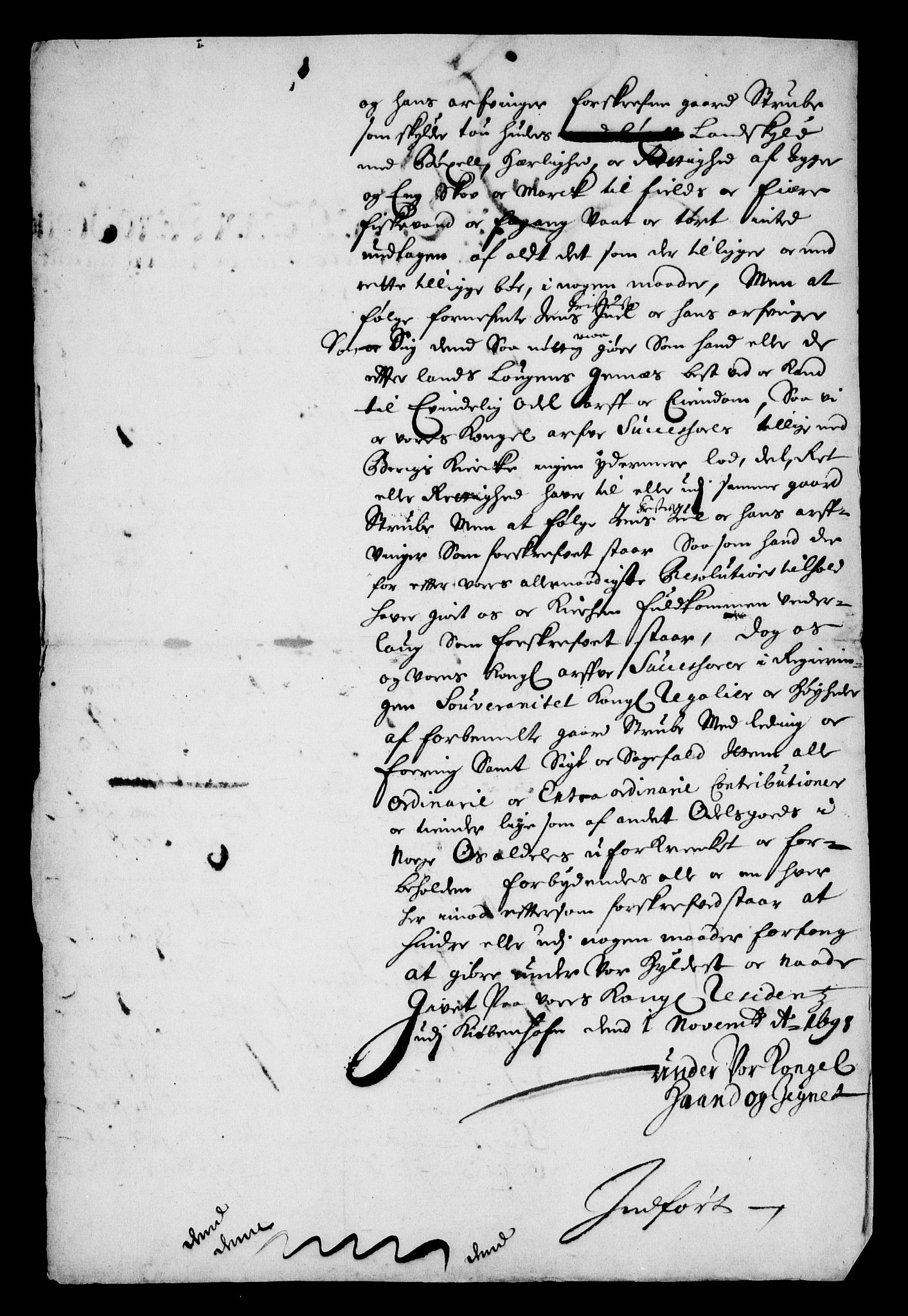 Rentekammeret inntil 1814, Realistisk ordnet avdeling, RA/EA-4070/On/L0013: [Jj 14]: Forskjellige dokumenter om krongodset i Norge, 1672-1722, p. 343